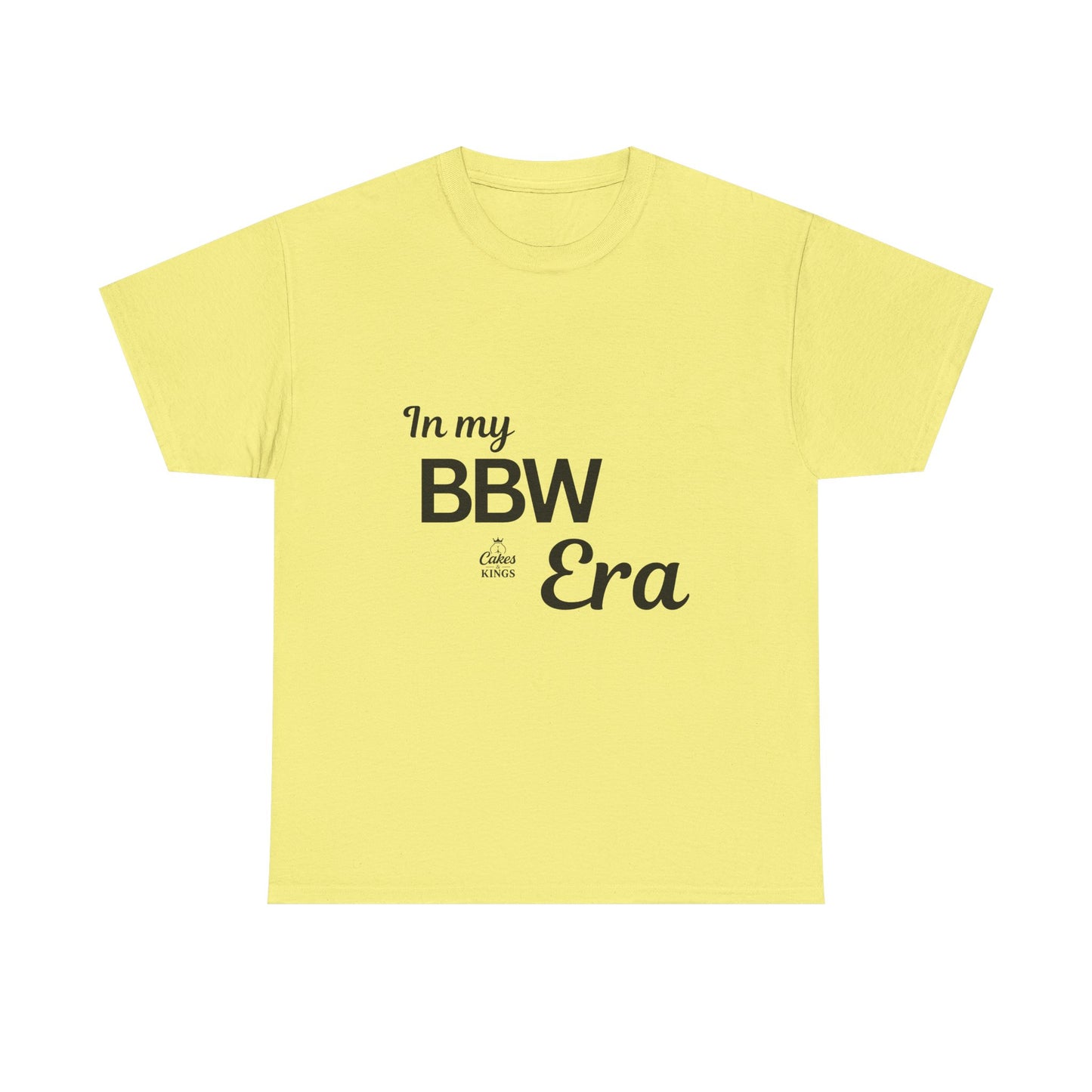 Unisex Cotton Tee - 'In my BBW Era' Shirt, Casual Fashion, Plus Size Apparel, Gift for Body Positivity, Trendy Outfit