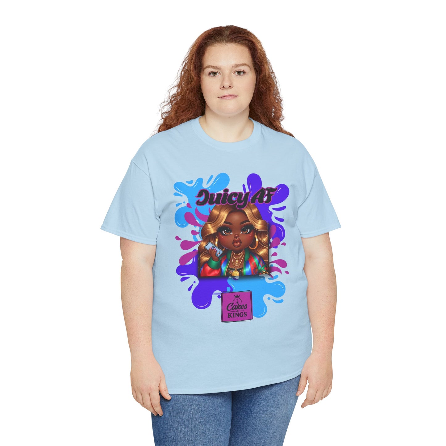 Juicy AF Graphic Tee - Bold Fashion Statement, Unisex T-Shirt, Trendy Casual Wear, Gift for Friends, Summer Style