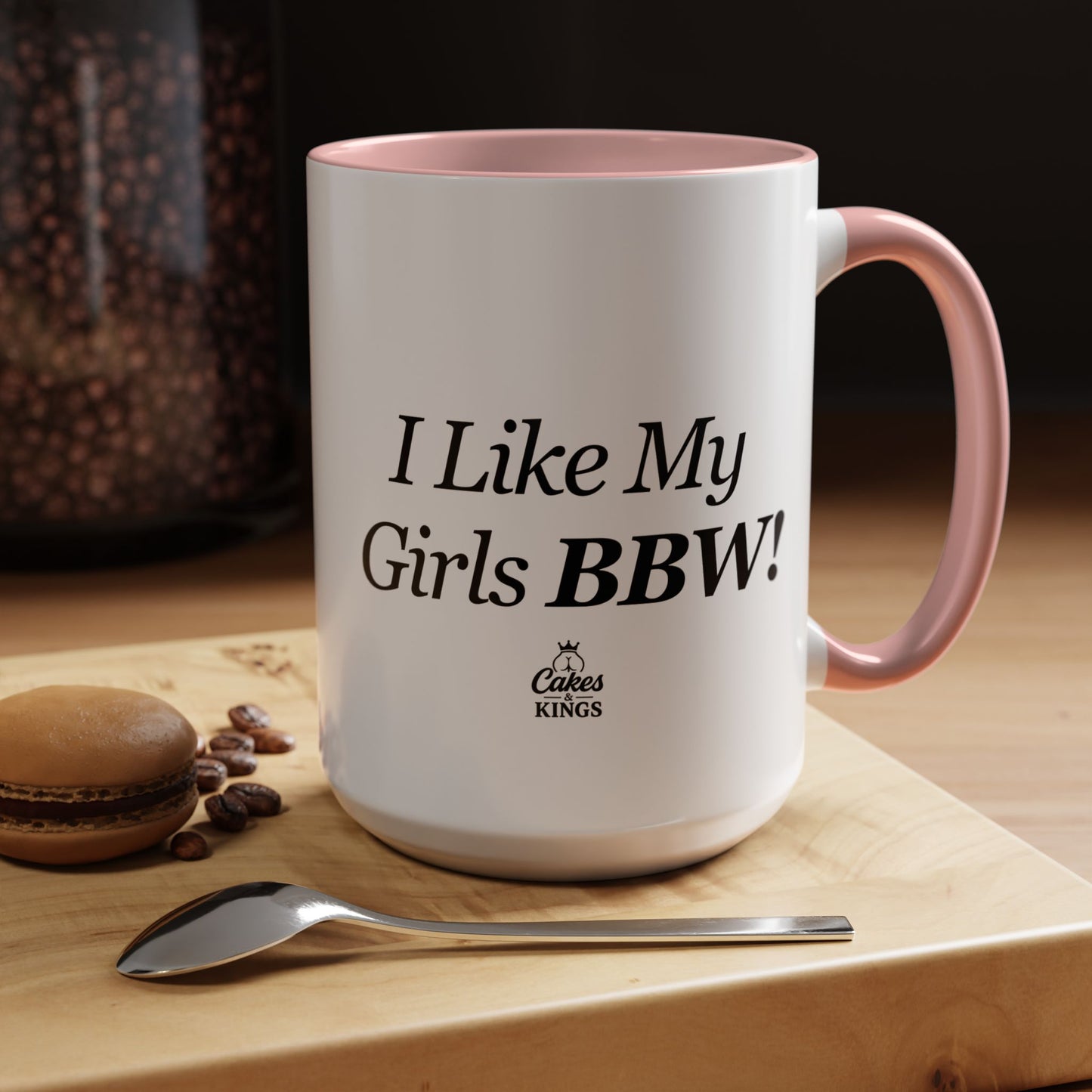 Funny Accent Coffee Mug - Perfect Gift for BBW Lovers, Funny Mugs for Friends, Coffee Cups for Home or Office