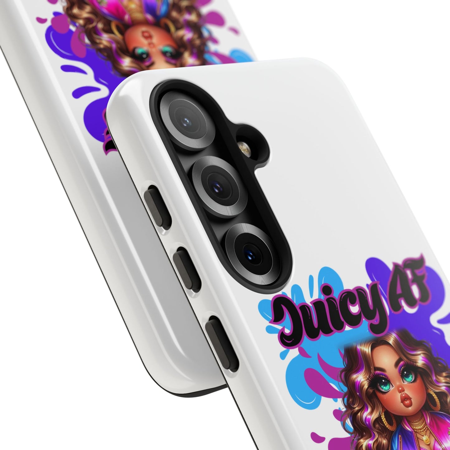 Juicy AF Phone Case, Trendy Phone Cover, Stylish Smartphone Accessory, Unique Gift for Her, Fun Pop Art Case