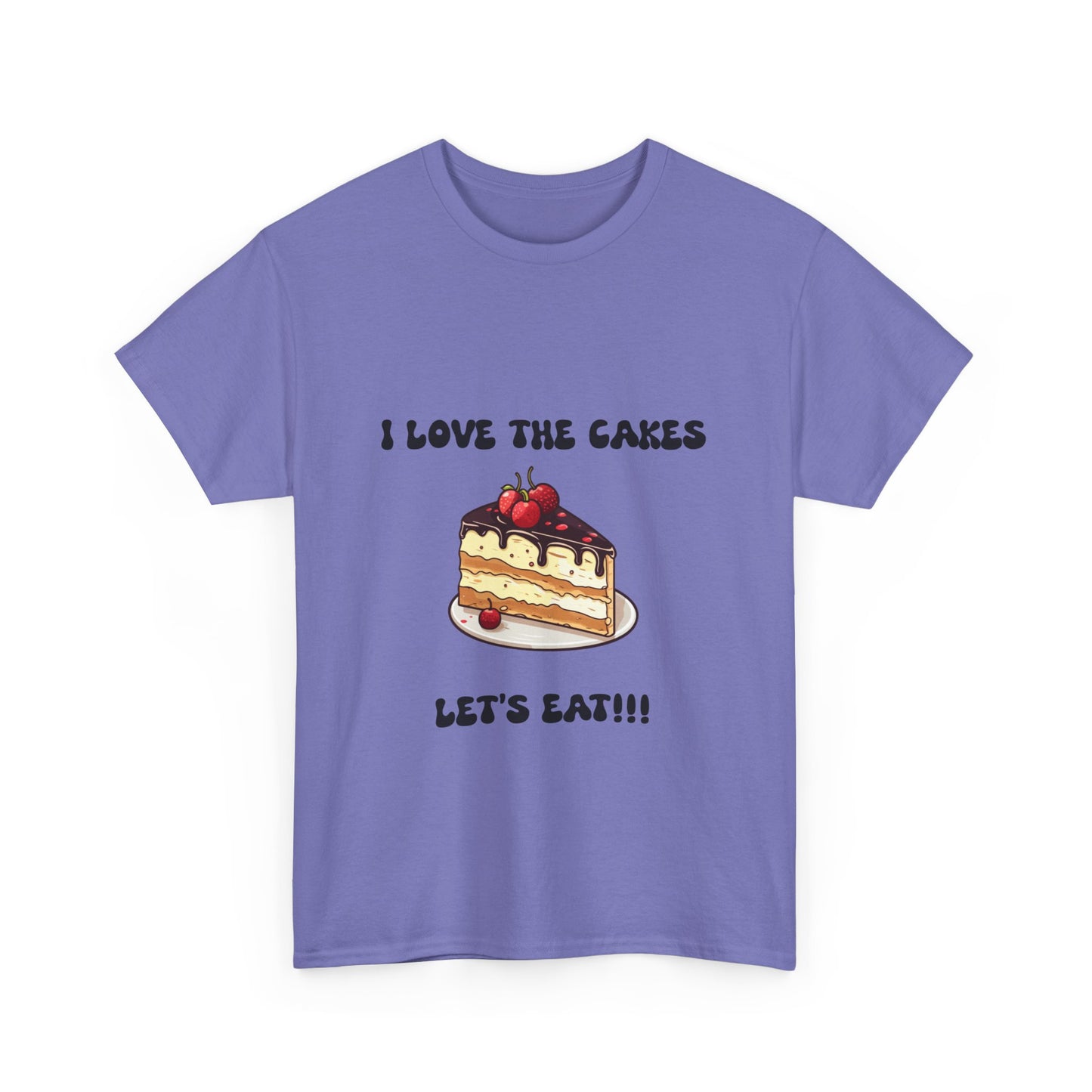 I Love the Cakes Unisex Heavy Cotton Tee | Funny Foodie Shirt, BBW Lover