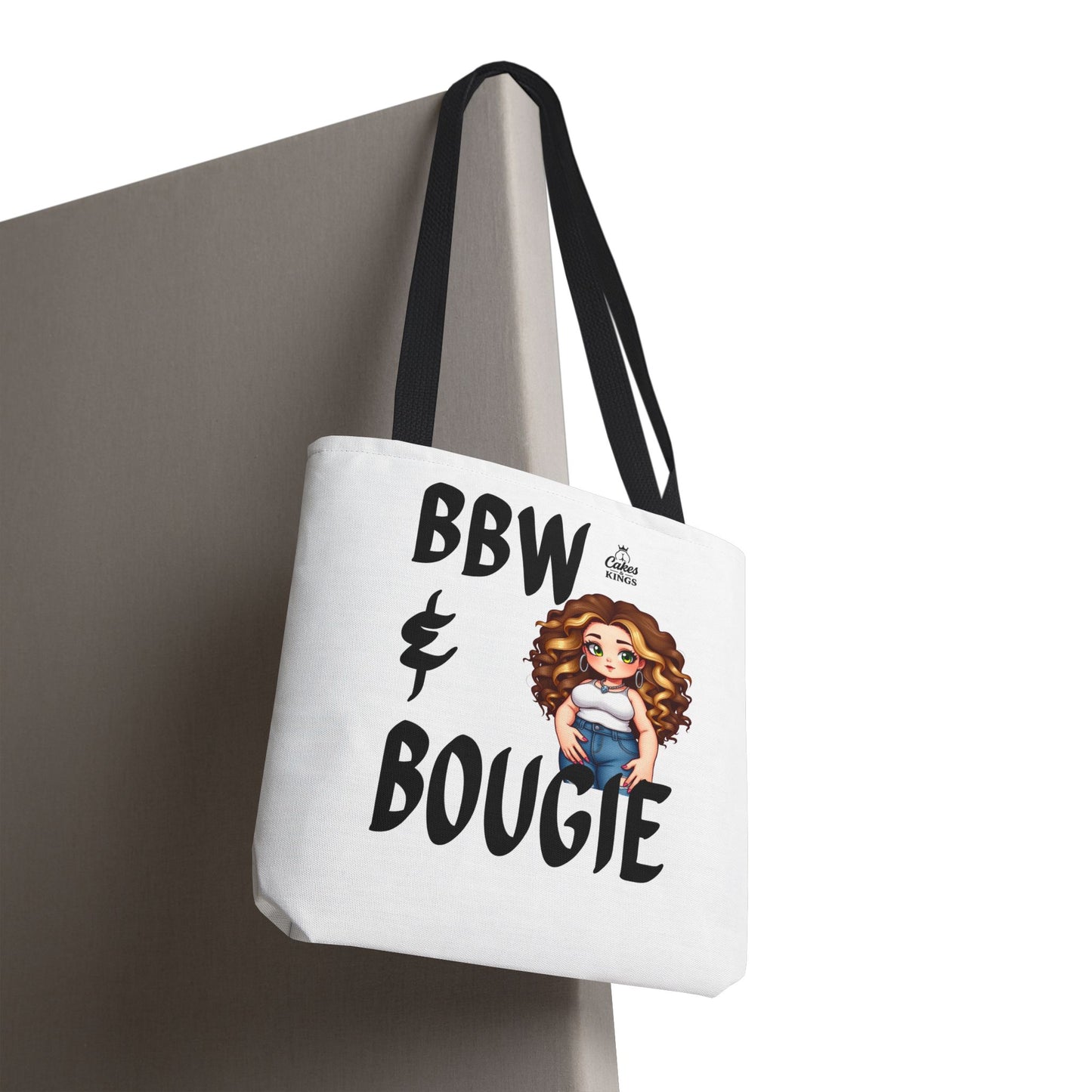 Chic BBW & Bougie Tote Bag for Everyday Use, Stylish Shopping, Gift for Her, Fashion Accessory, Cute Graphic Bag