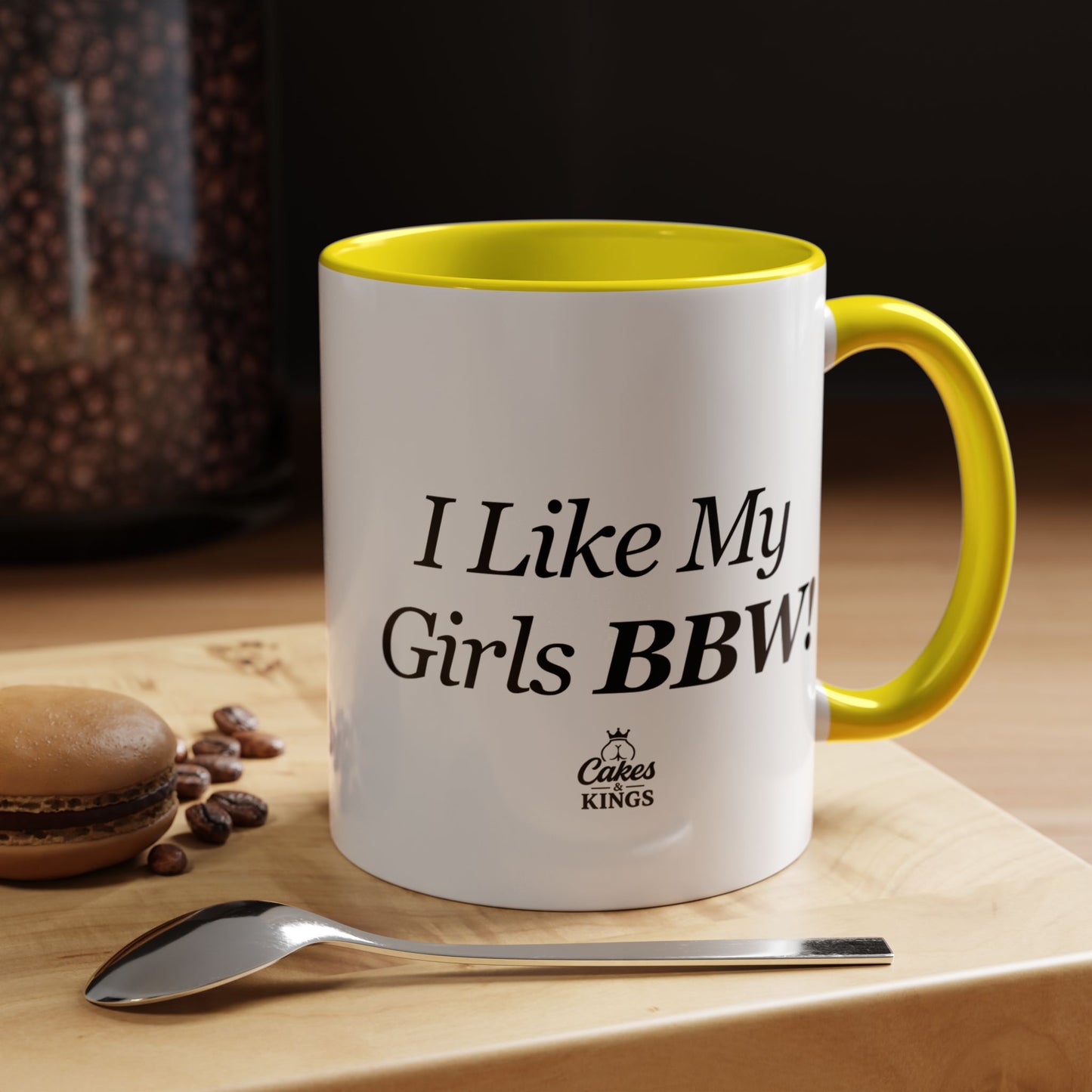 Funny Accent Coffee Mug - Perfect Gift for BBW Lovers, Funny Mugs for Friends, Coffee Cups for Home or Office