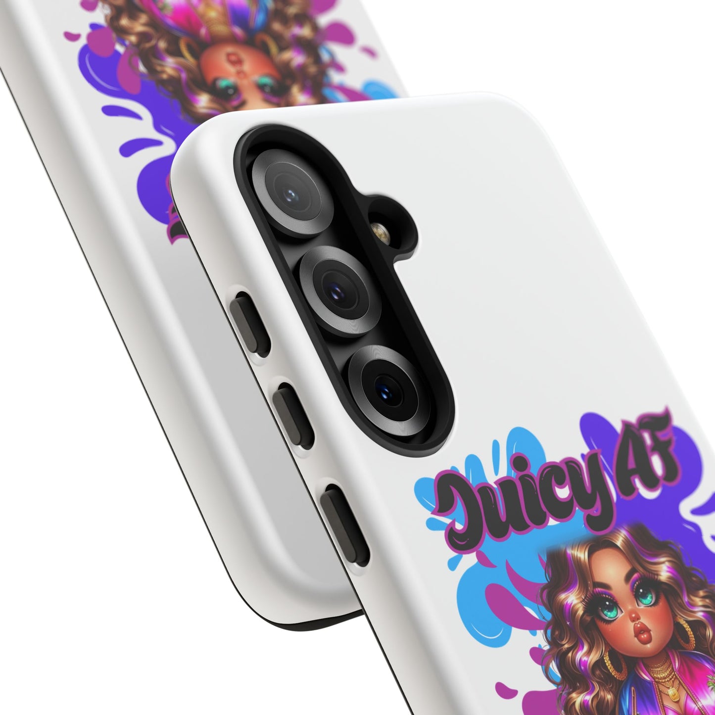 Juicy AF Phone Case, Trendy Phone Cover, Stylish Smartphone Accessory, Unique Gift for Her, Fun Pop Art Case