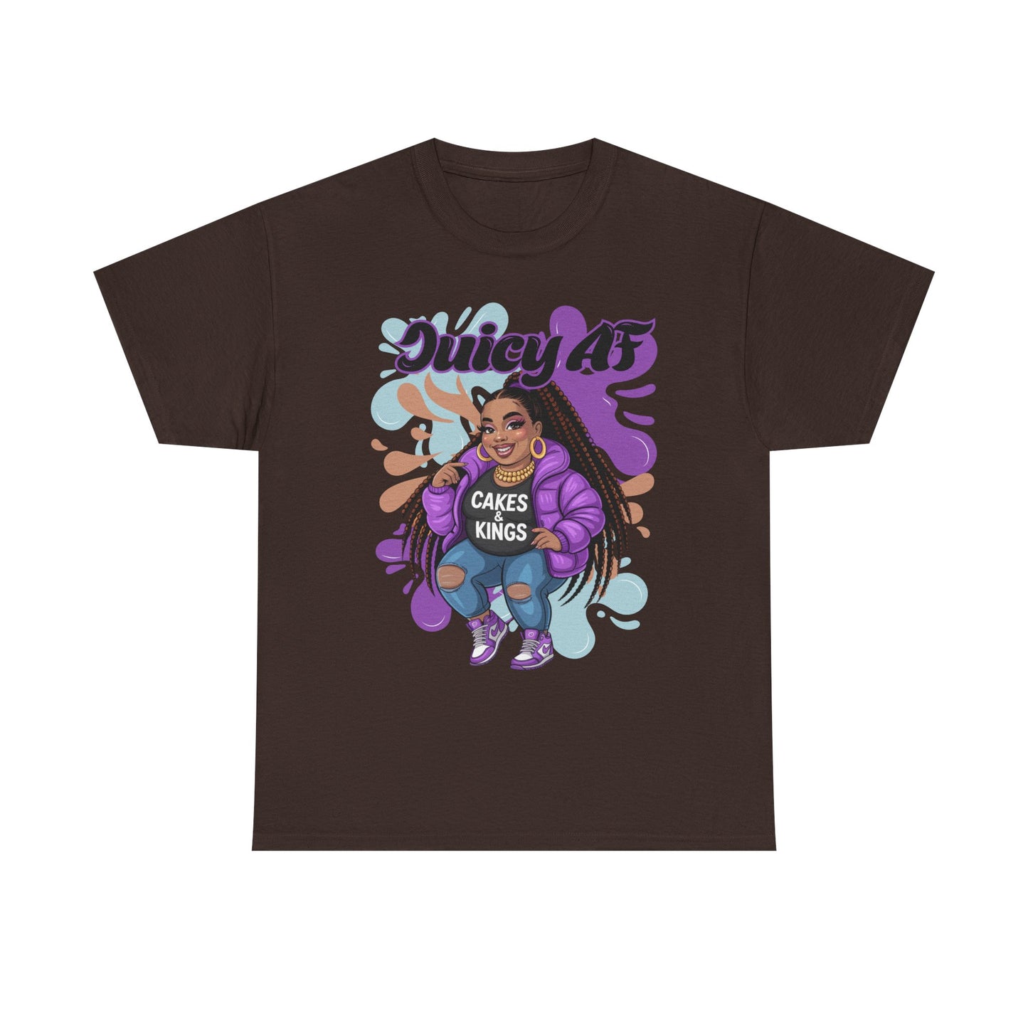Juicy AS Heavy Cotton Tee, Funny Graphic Tee, plus-size shirt, casual wear, unique gift, trendy apparel