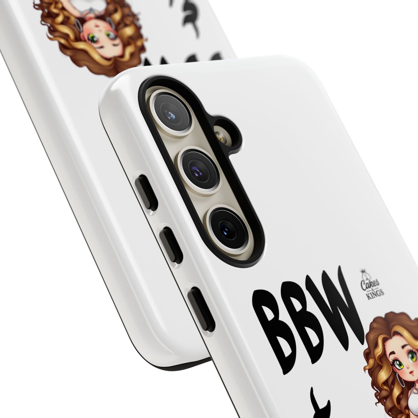 BBW & Bougie Phone Case, Cute Phone Cover for Plus Size Empowerment, Fun Gift for Friends, Motivational Case for Holidays