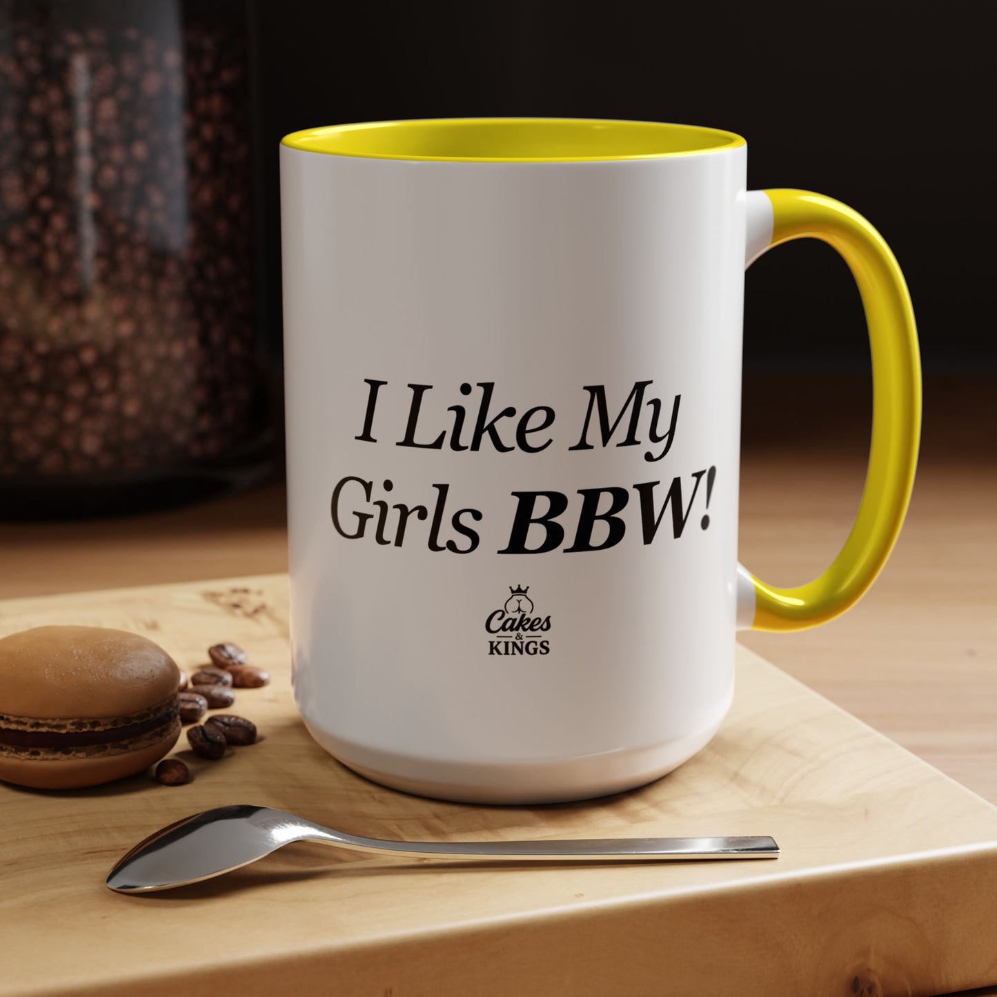Funny Accent Coffee Mug - Perfect Gift for BBW Lovers, Funny Mugs for Friends, Coffee Cups for Home or Office