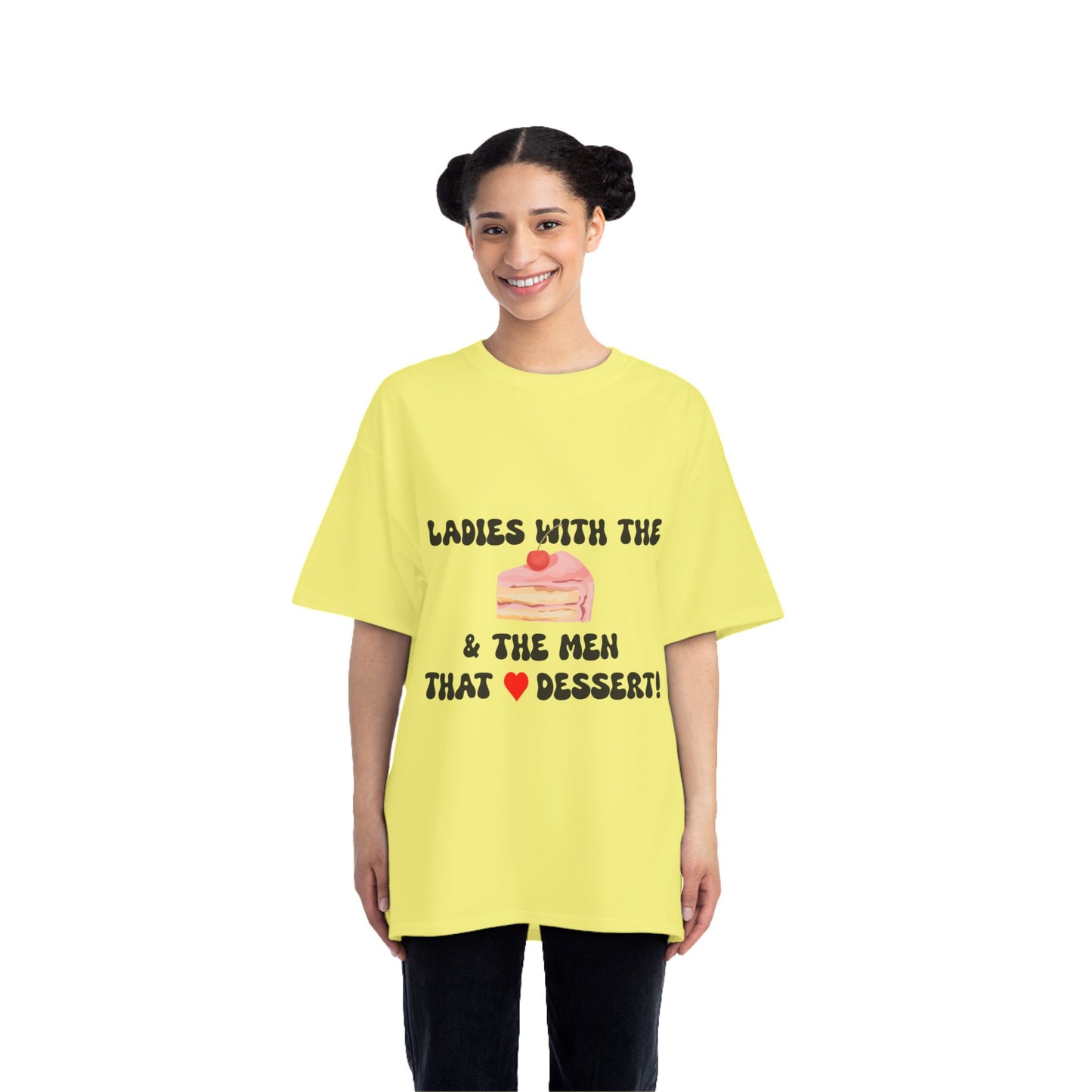 Love the Cakes T-Shirt | Curvy Women, BBW T-Shirt, Cute Casual Wear | Birthday Gift