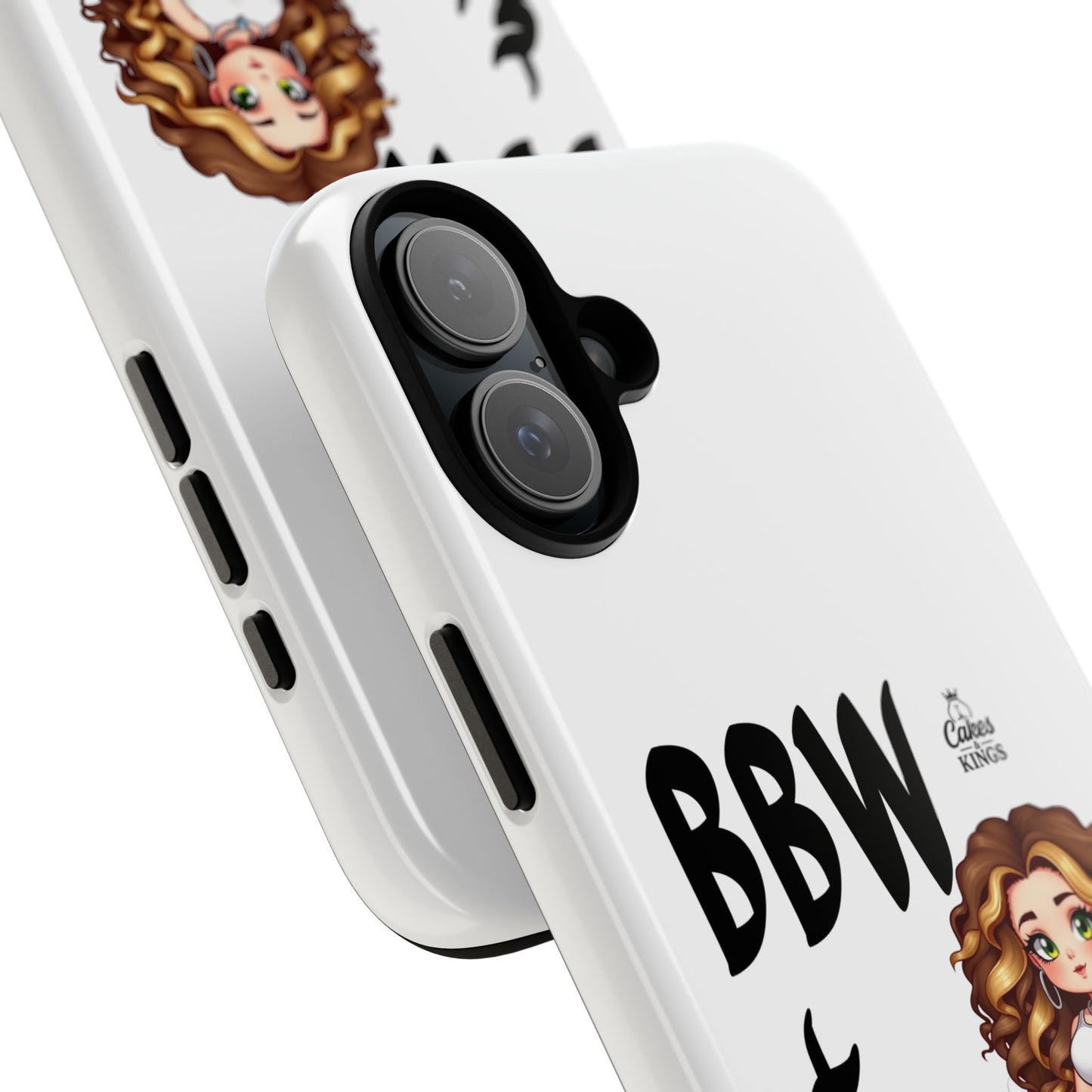 BBW & Bougie Phone Case, Cute Phone Cover for Plus Size Empowerment, Fun Gift for Friends, Motivational Case for Holidays