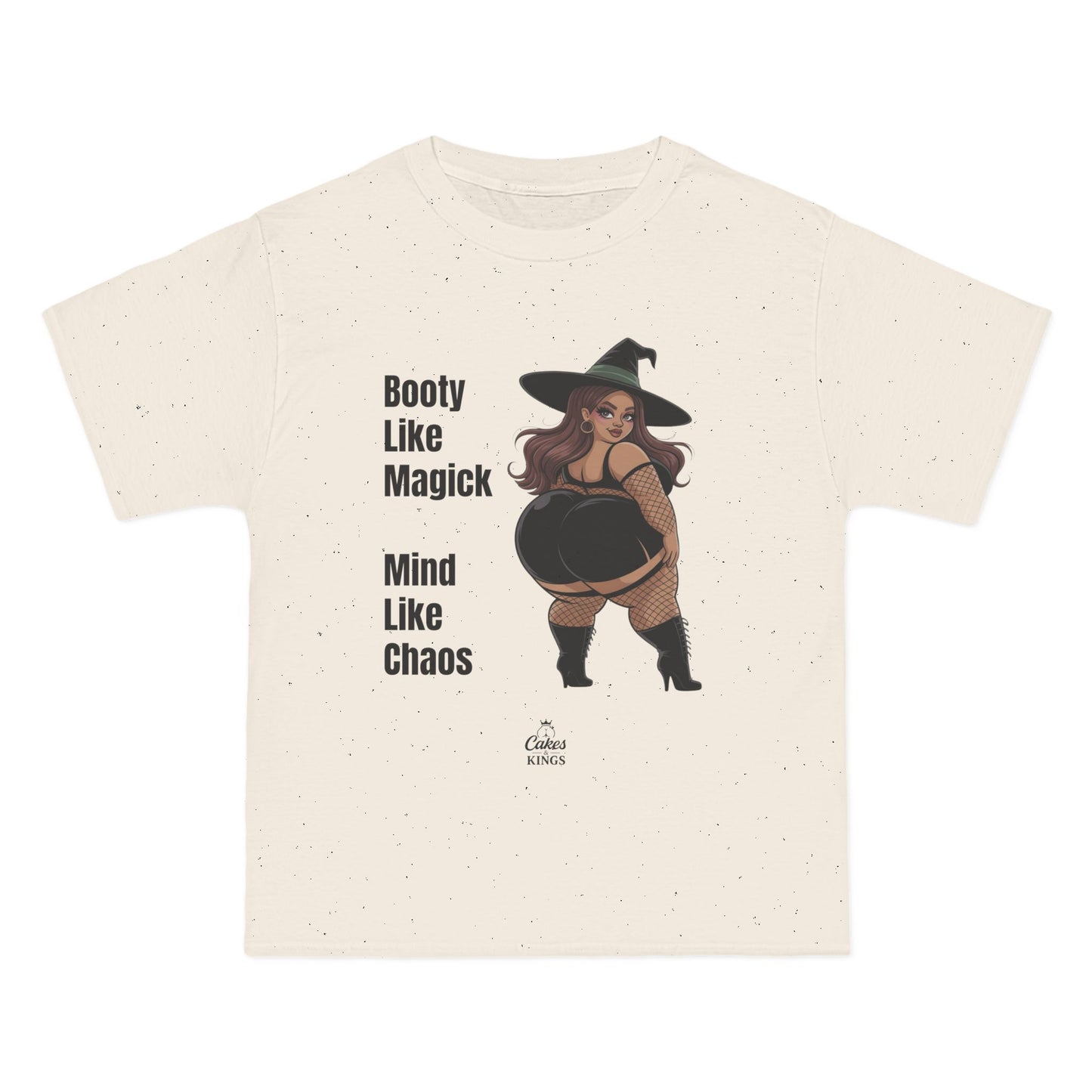 Witchy Graphic Tee, Booty Like Magick T-Shirt, Plus Size Casual Top, Halloween Apparel, Witchy Gift, Magical Humor Shirt