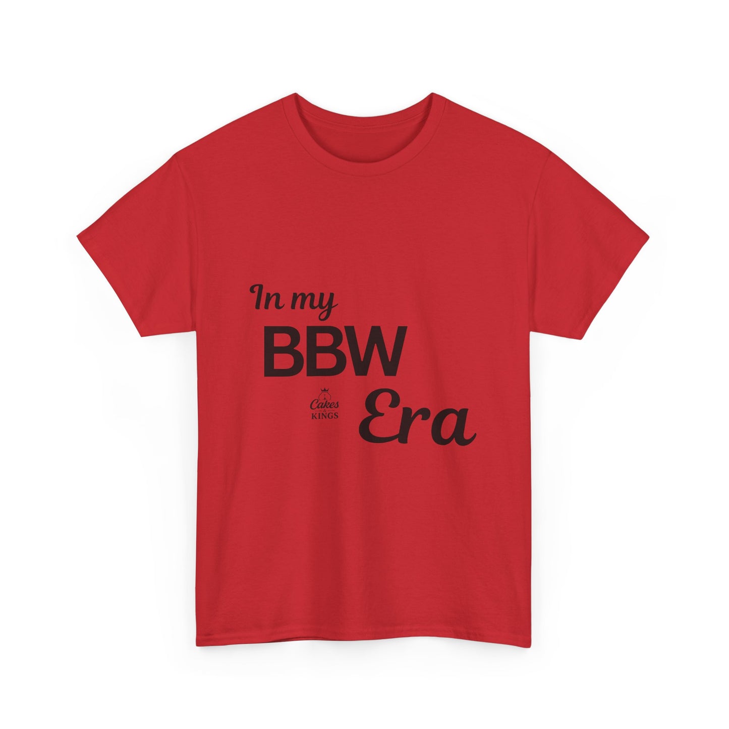 Unisex Cotton Tee - 'In my BBW Era' Shirt, Casual Fashion, Plus Size Apparel, Gift for Body Positivity, Trendy Outfit