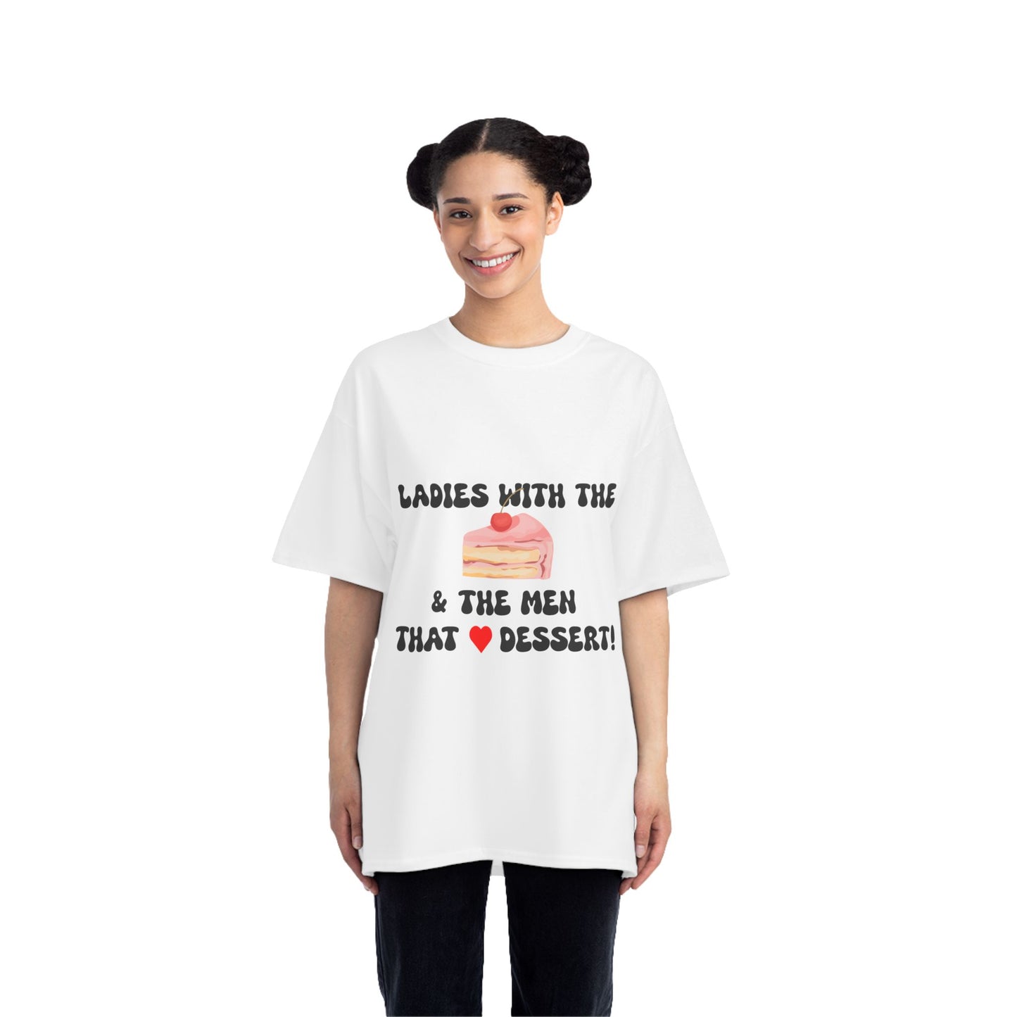 Love the Cakes T-Shirt | Curvy Women, BBW T-Shirt, Cute Casual Wear | Birthday Gift