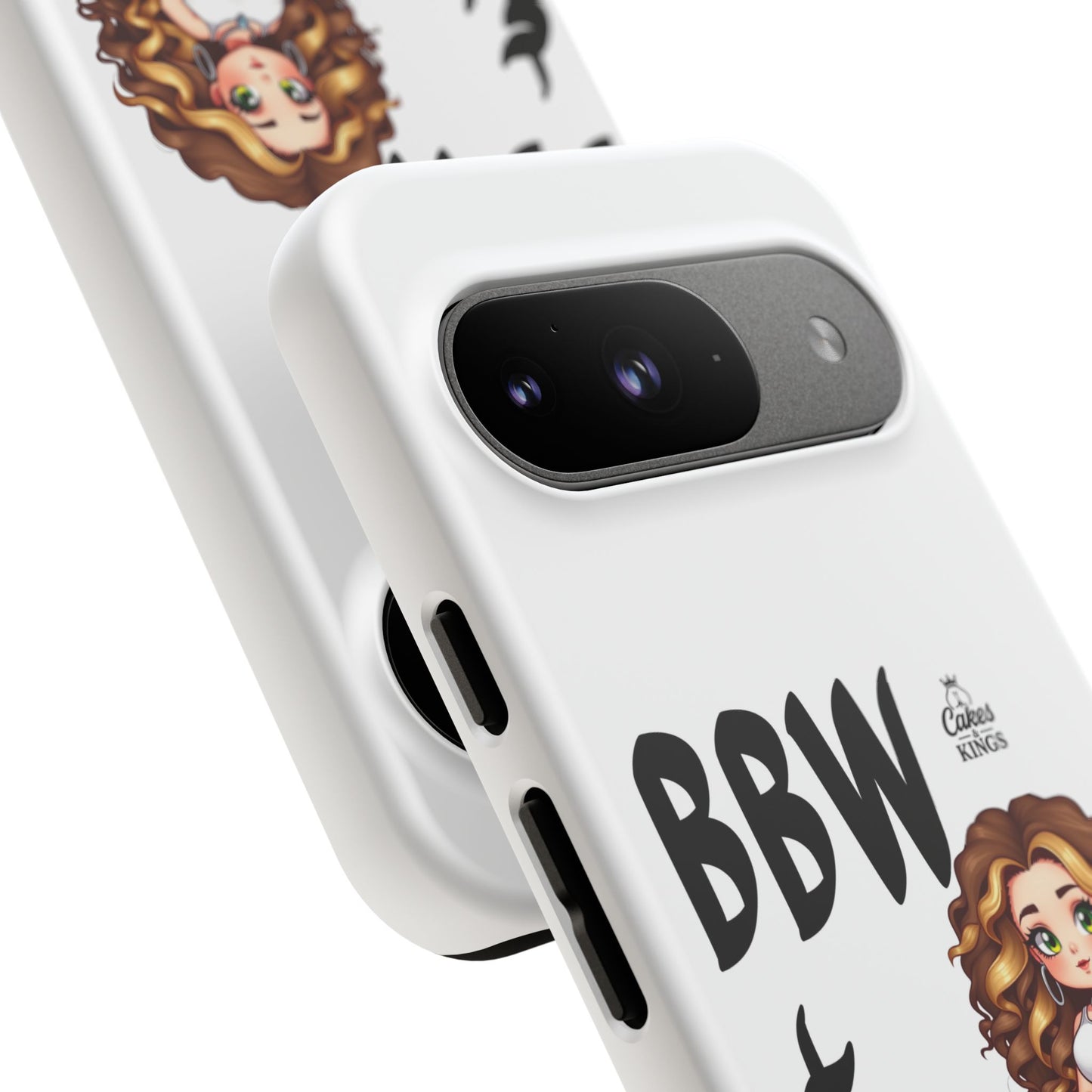 BBW & Bougie Phone Case, Cute Phone Cover for Plus Size Empowerment, Fun Gift for Friends, Motivational Case for Holidays
