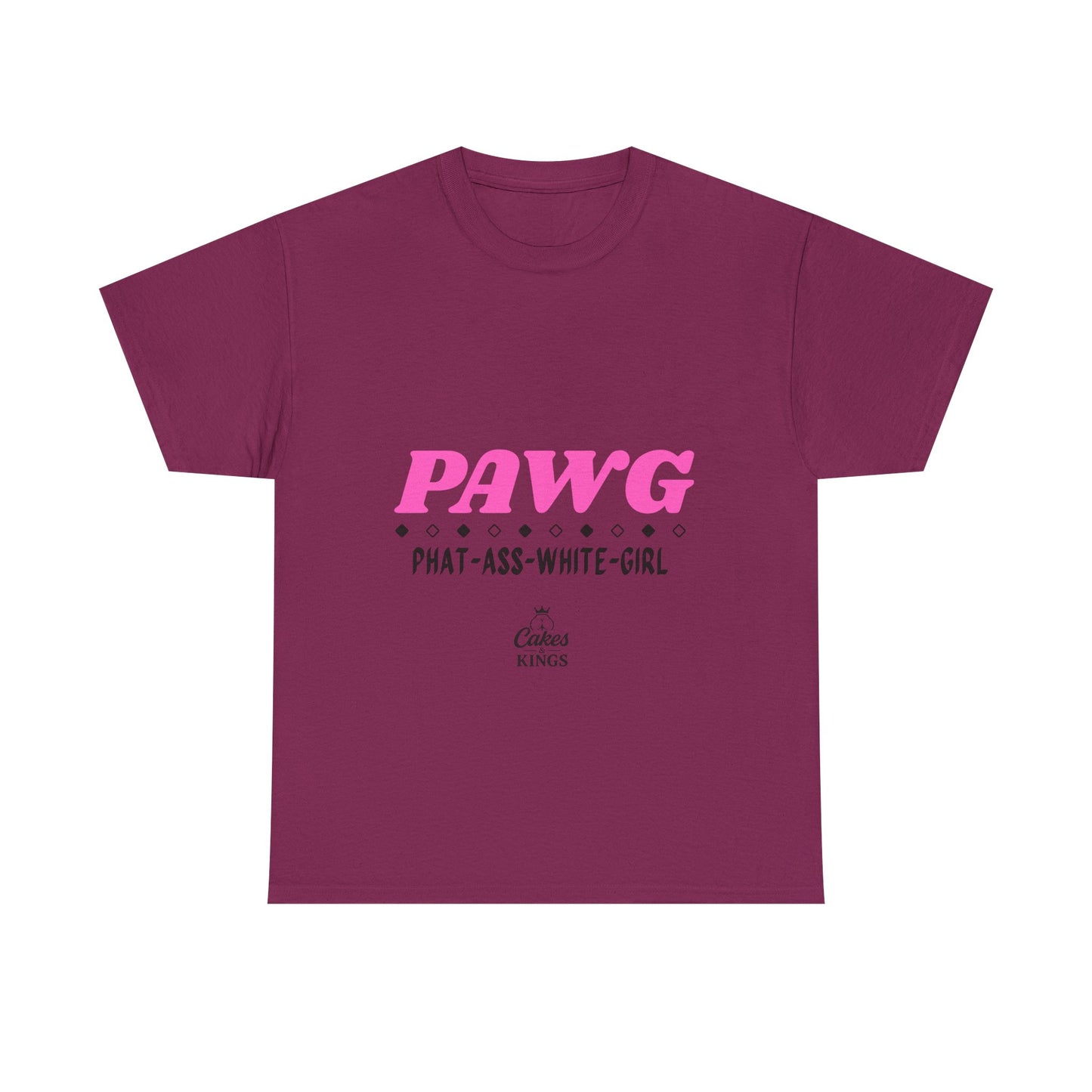 PAWG - Phat Ass White Gril, Unisex Graphic Tee: Fun & Playful PUAG Shirt for Casual Wear, Gifts, Parties, Street Style, Everyday Outfit