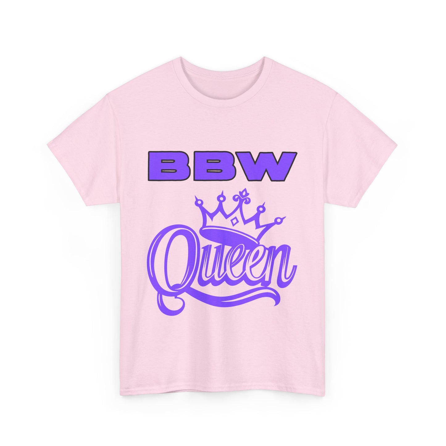 BBW Queen Unisex Heavy Cotton Tee, Birthday Gifts, Casual Wear, Everyday Comfort