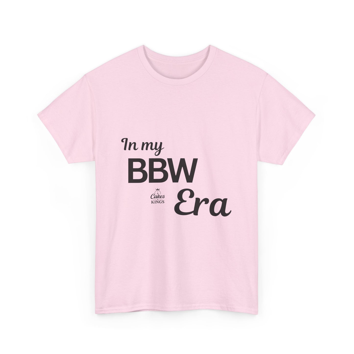 Unisex Cotton Tee - 'In my BBW Era' Shirt, Casual Fashion, Plus Size Apparel, Gift for Body Positivity, Trendy Outfit