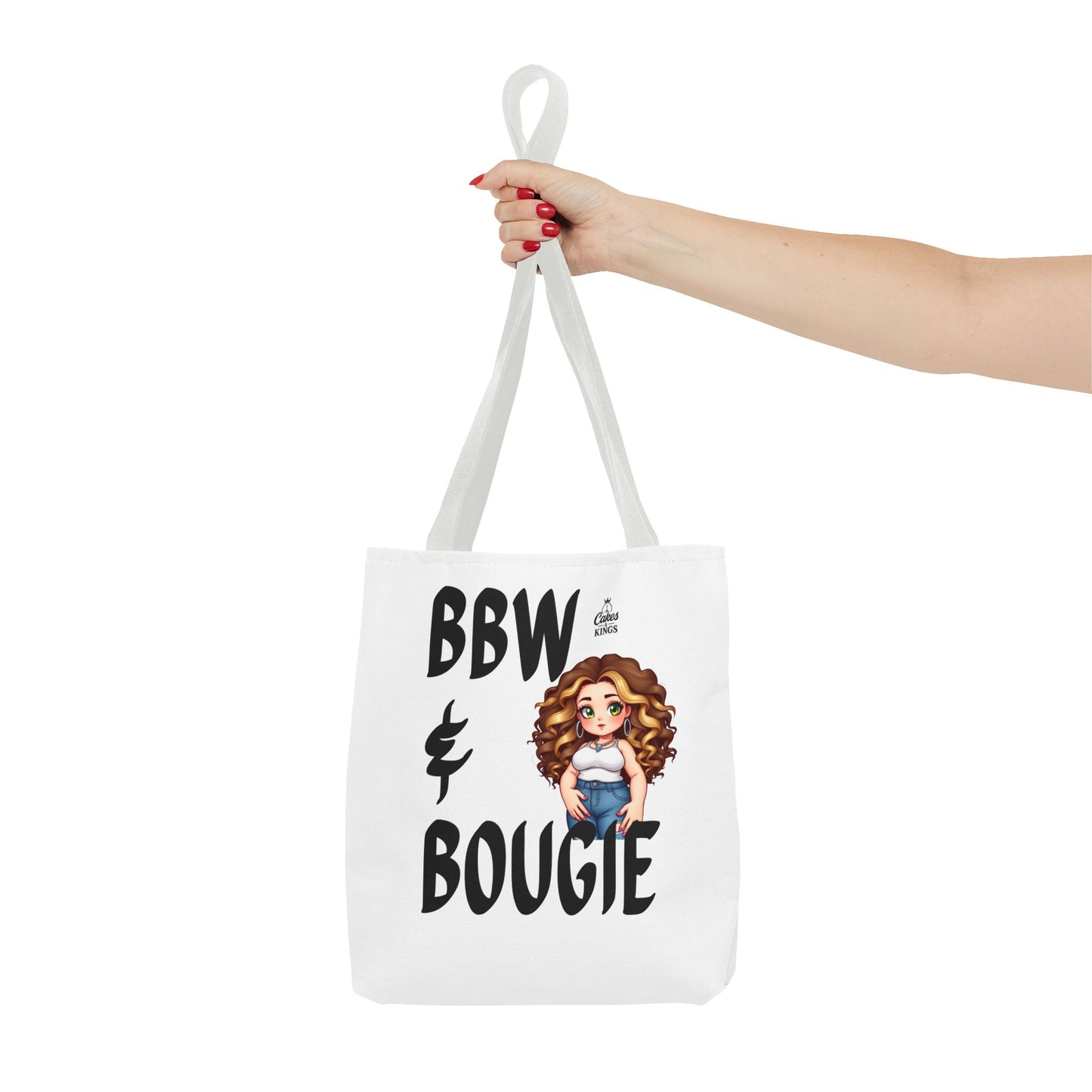 Chic BBW & Bougie Tote Bag for Everyday Use, Stylish Shopping, Gift for Her, Fashion Accessory, Cute Graphic Bag