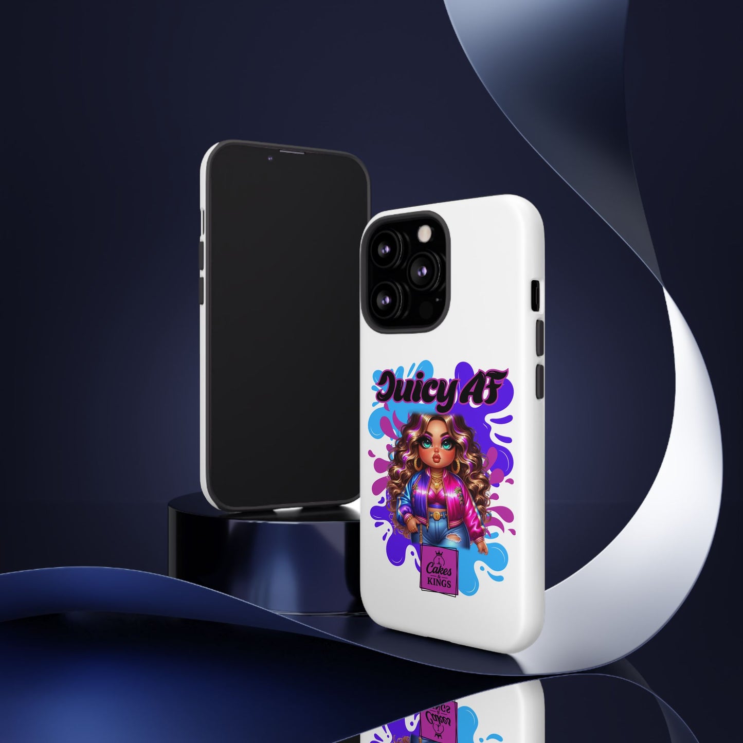 Juicy AF Phone Case, Trendy Phone Cover, Stylish Smartphone Accessory, Unique Gift for Her, Fun Pop Art Case