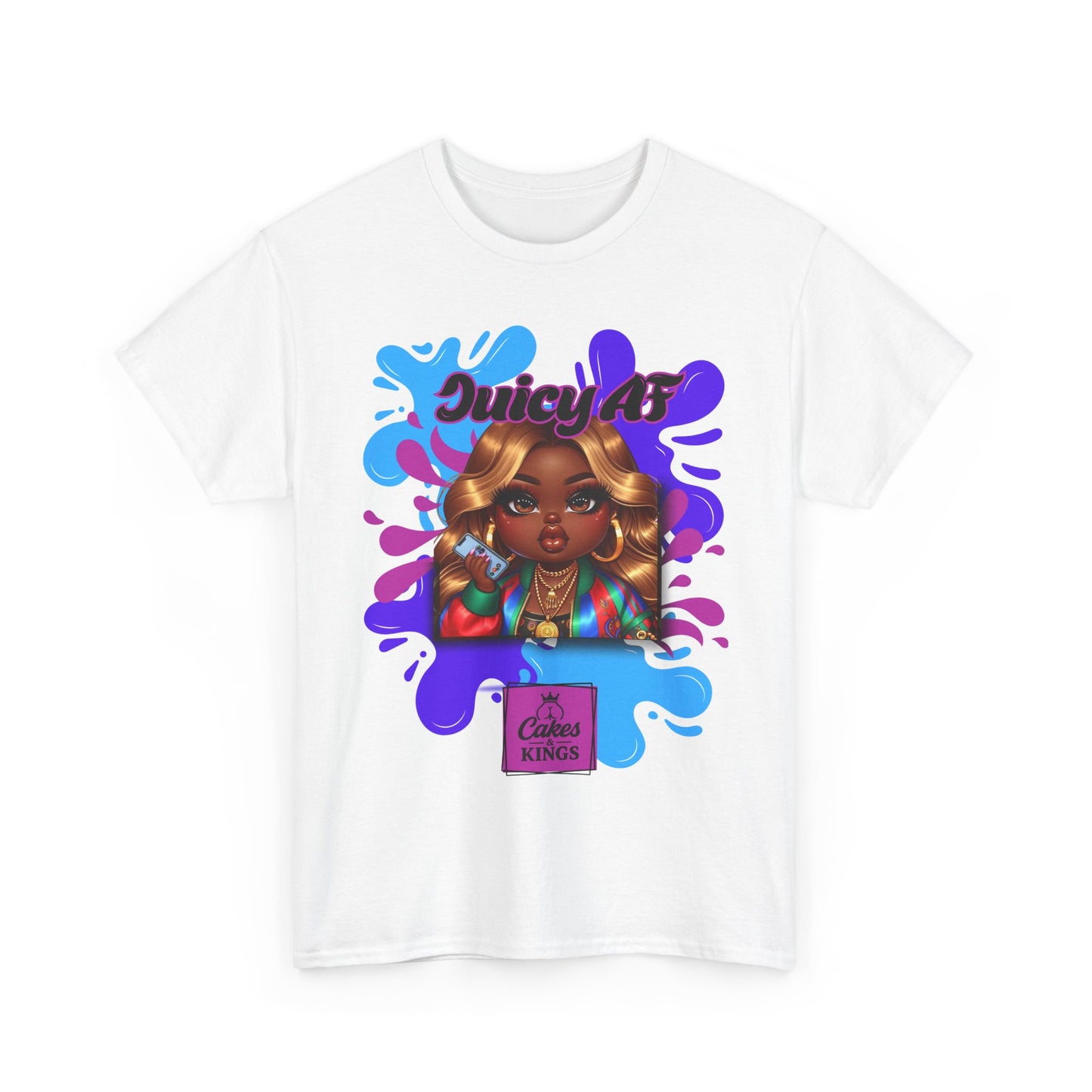 Juicy AF Graphic Tee - Bold Fashion Statement, Unisex T-Shirt, Trendy Casual Wear, Gift for Friends, Summer Style