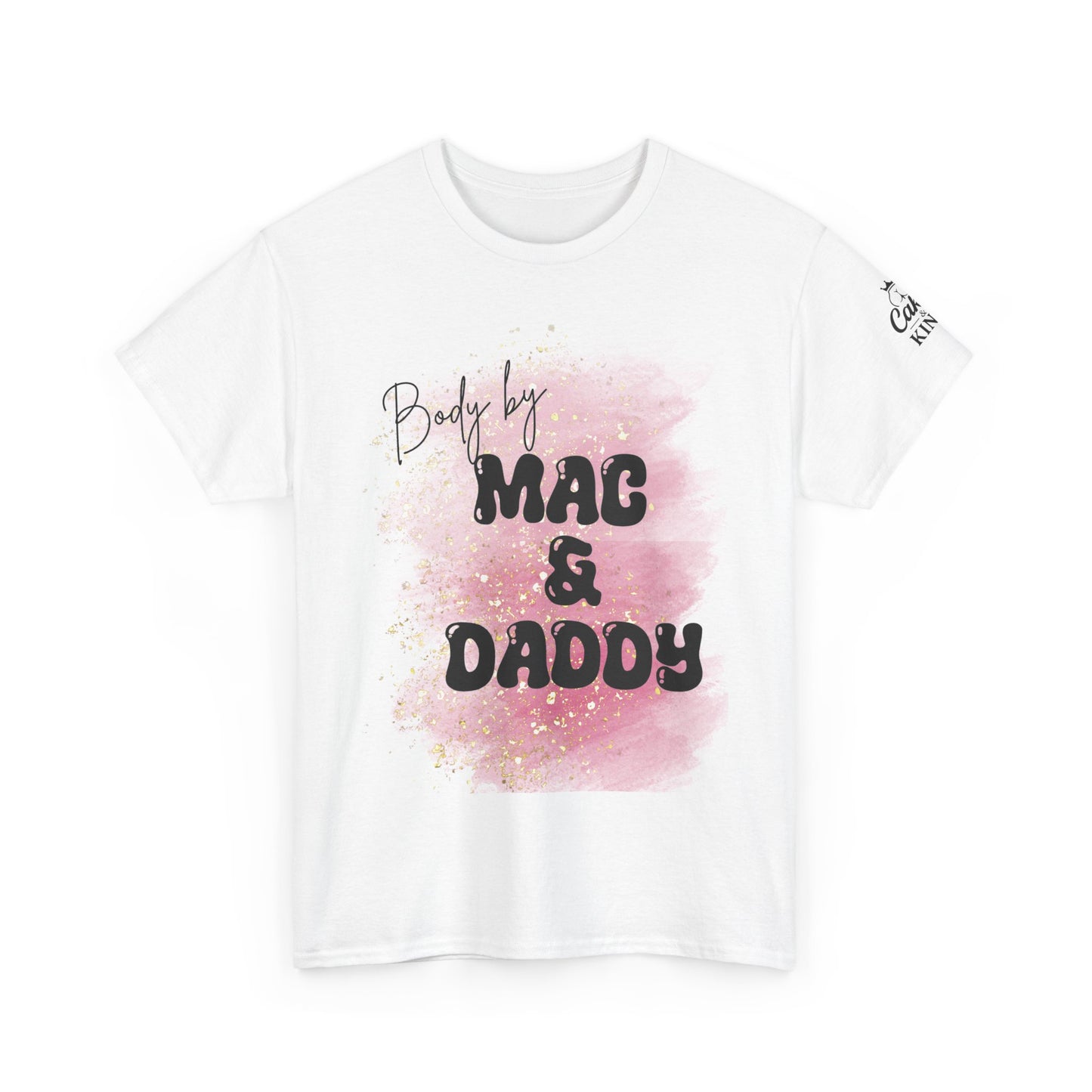 Body by Mac & Daddy - Unisex Heavy Cotton Tee, Casual Shirt, Gift for Him/Her, Summer Outfit, Funny T-Shirt, Trendy Fashion