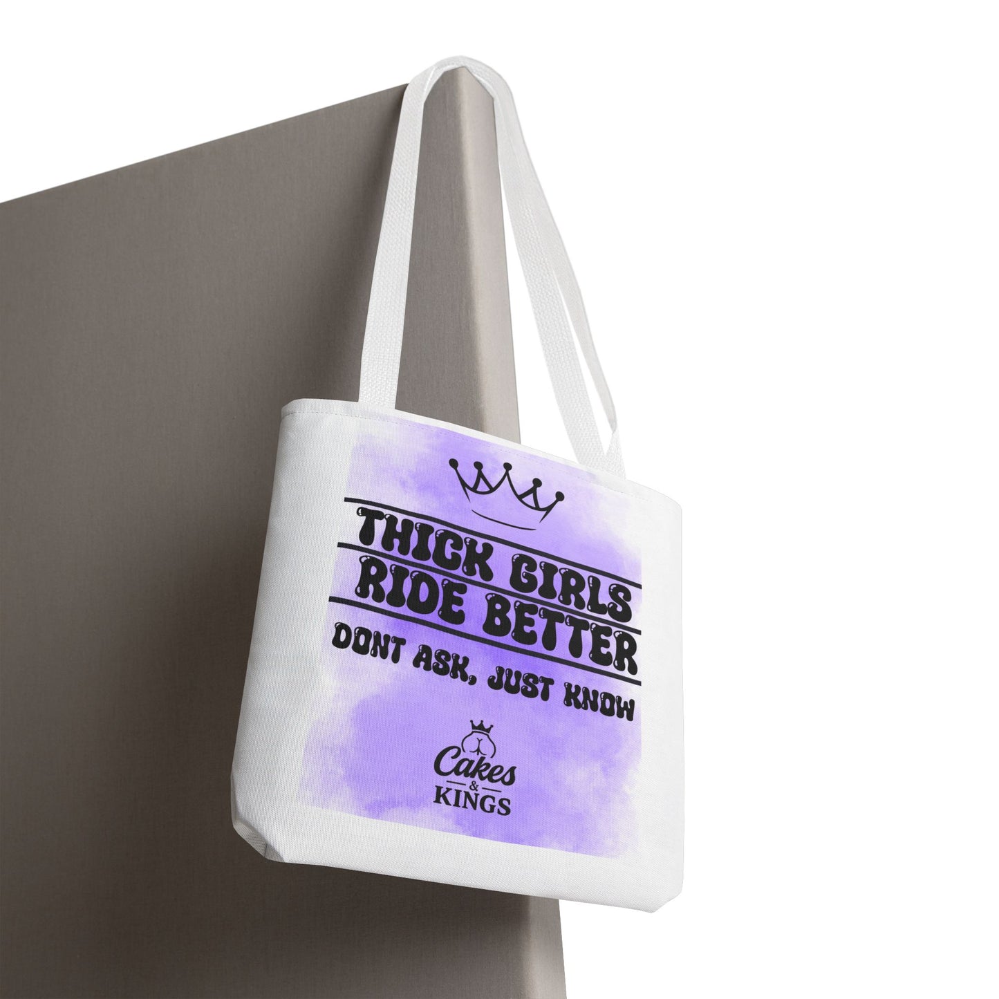 Thick Girls Tote Bag - Stylish Carryall for Empowerment, Self-Love, Shopping, Gifts, and Everyday Use
