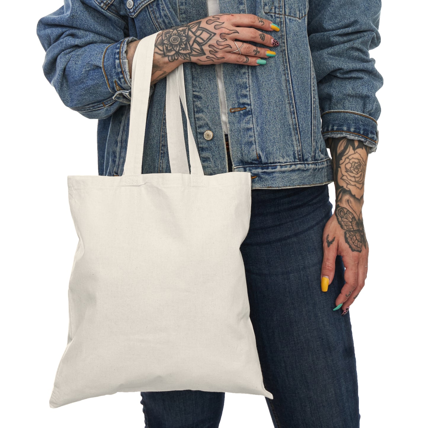 Thick Thriving Tote Bag - Eco-Friendly Bag for Everyday Use, Gift for Her, Stylish Shopping Bag, Natural Canvas, Motivational Tote