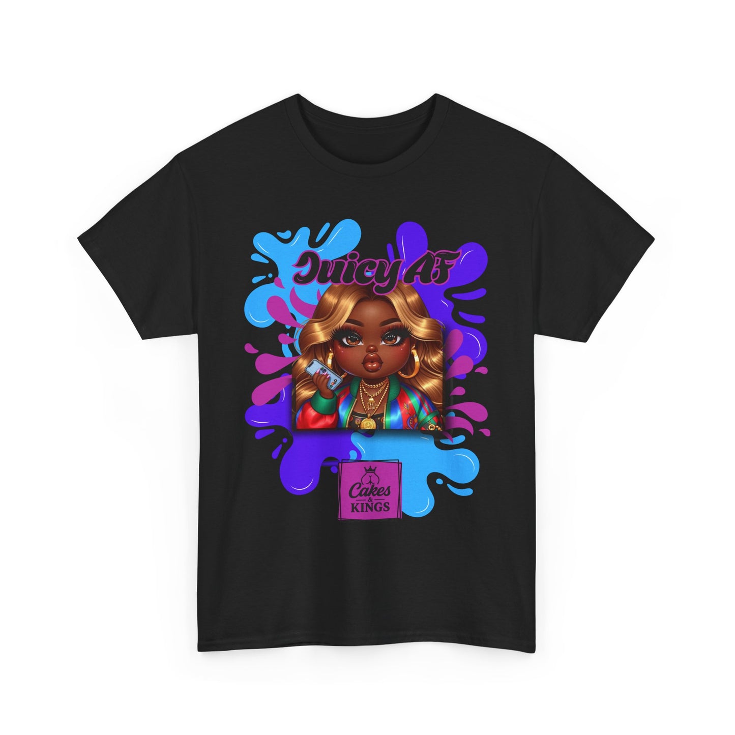 Juicy AF Graphic Tee - Bold Fashion Statement, Unisex T-Shirt, Trendy Casual Wear, Gift for Friends, Summer Style