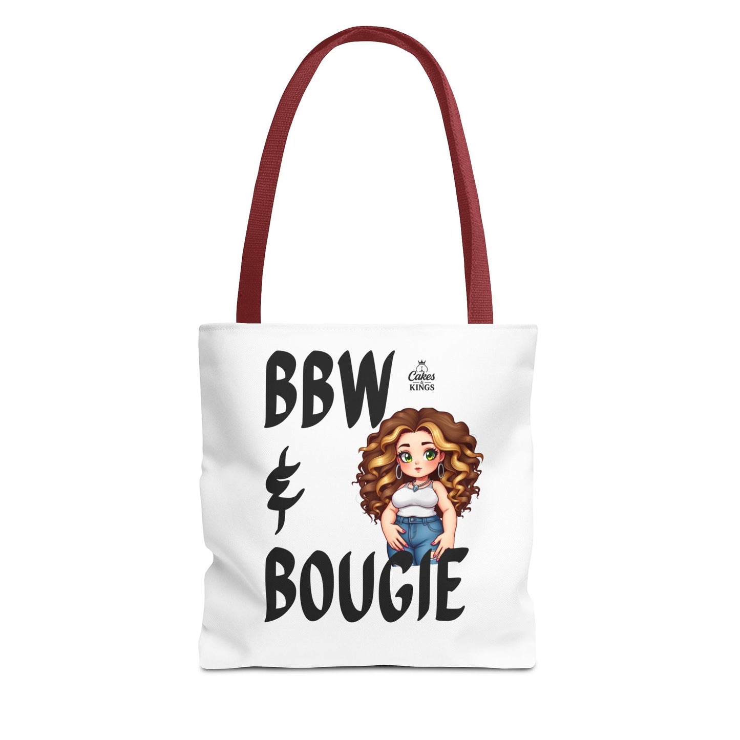 Chic BBW & Bougie Tote Bag for Everyday Use, Stylish Shopping, Gift for Her, Fashion Accessory, Cute Graphic Bag