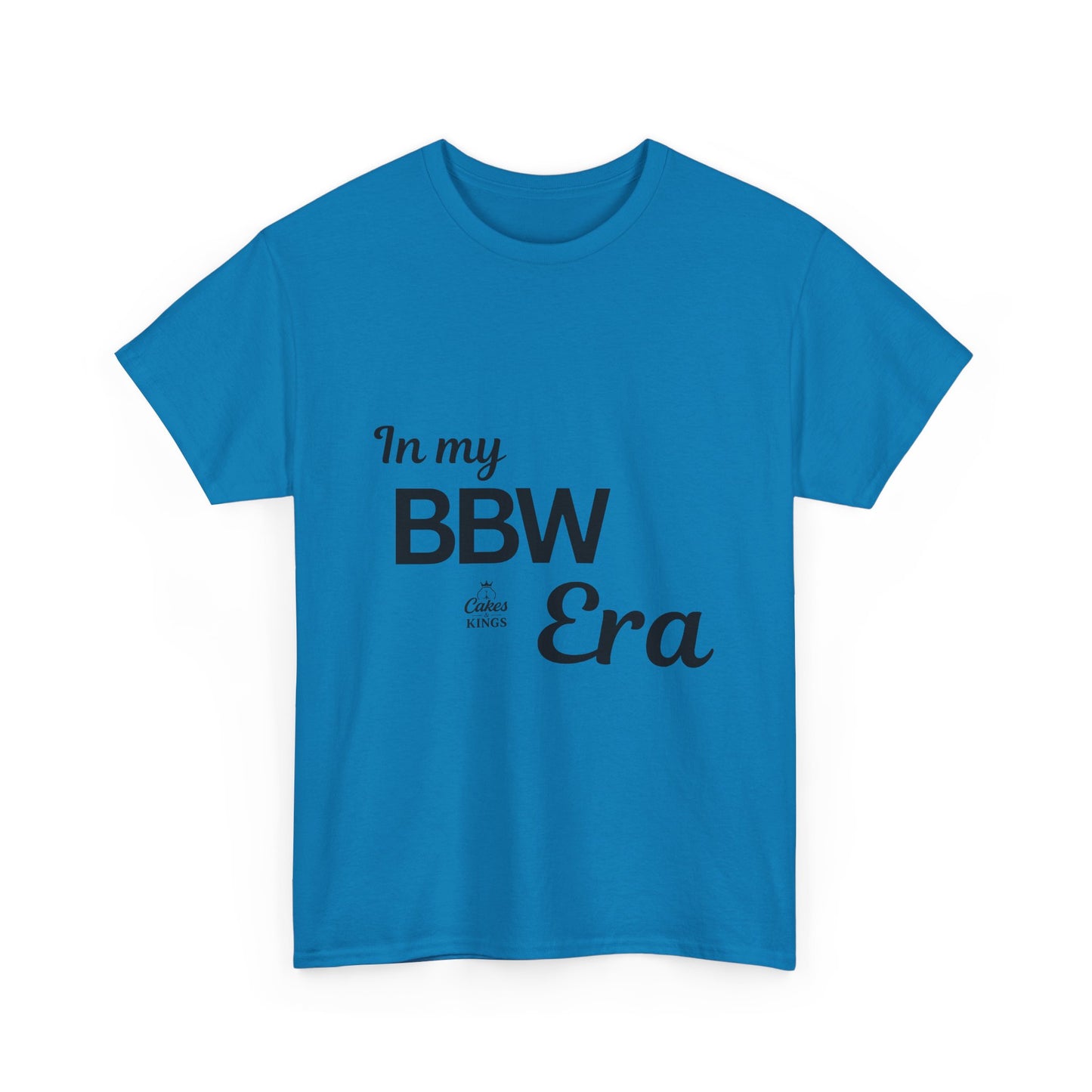 Unisex Cotton Tee - 'In my BBW Era' Shirt, Casual Fashion, Plus Size Apparel, Gift for Body Positivity, Trendy Outfit