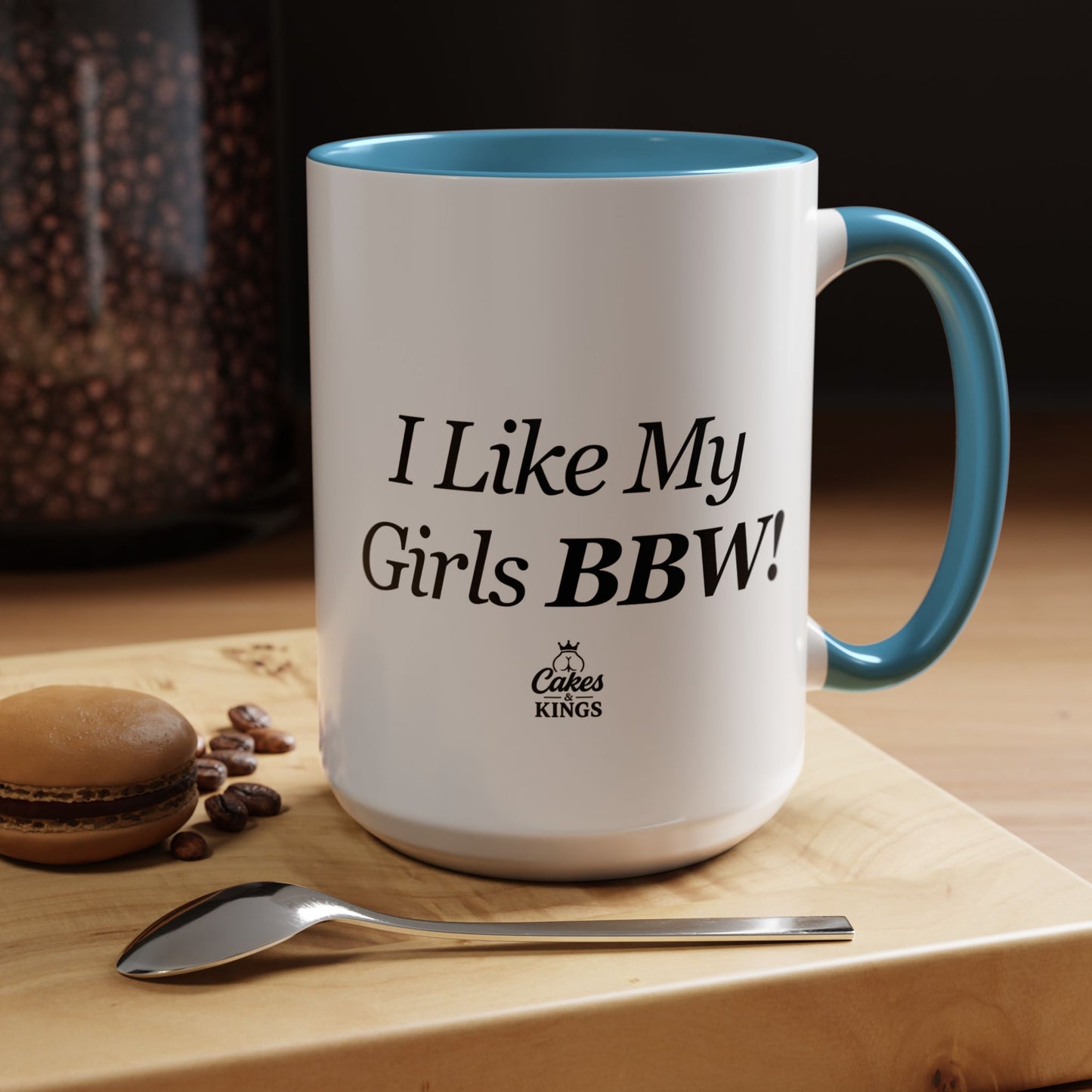 Funny Accent Coffee Mug - Perfect Gift for BBW Lovers, Funny Mugs for Friends, Coffee Cups for Home or Office