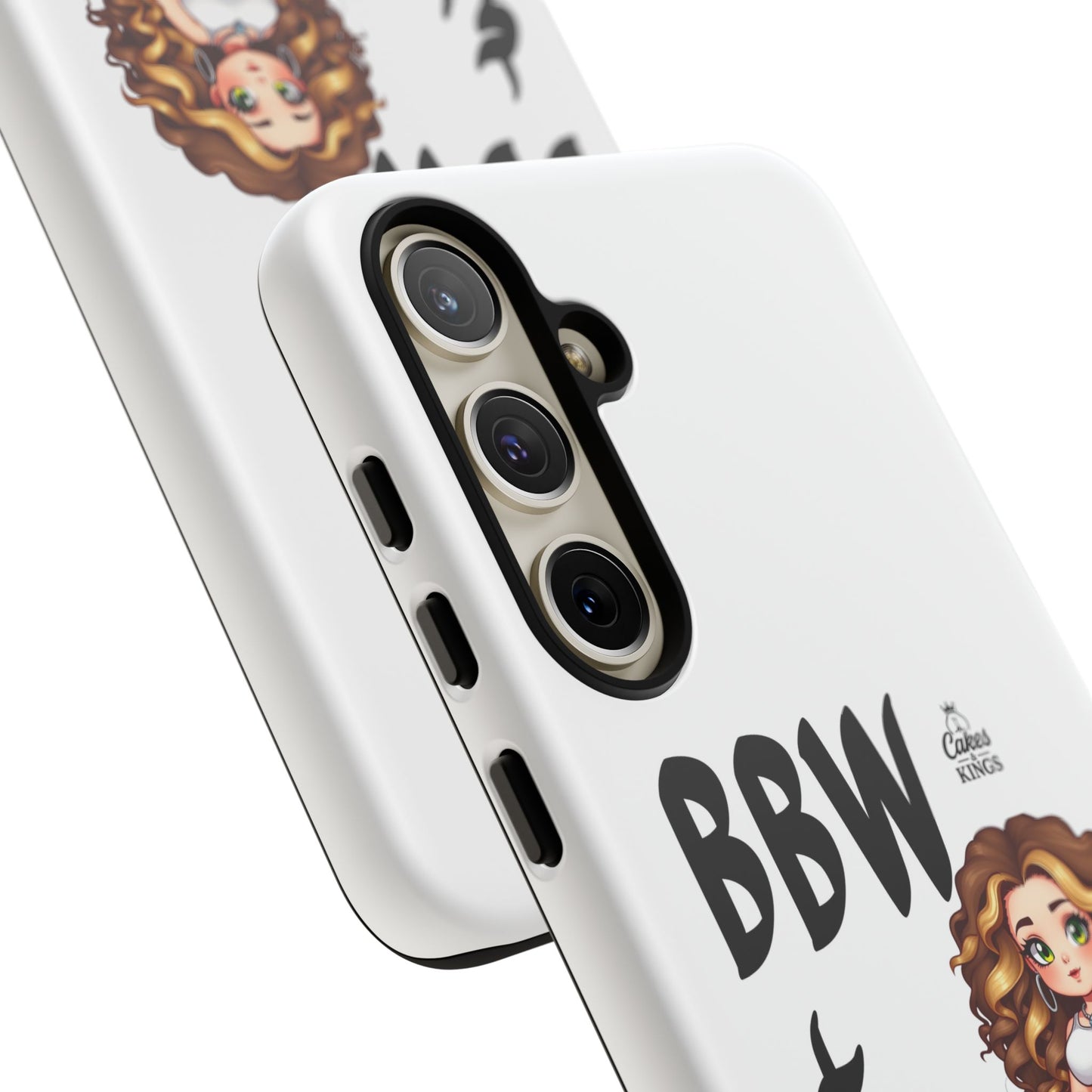 BBW & Bougie Phone Case, Cute Phone Cover for Plus Size Empowerment, Fun Gift for Friends, Motivational Case for Holidays