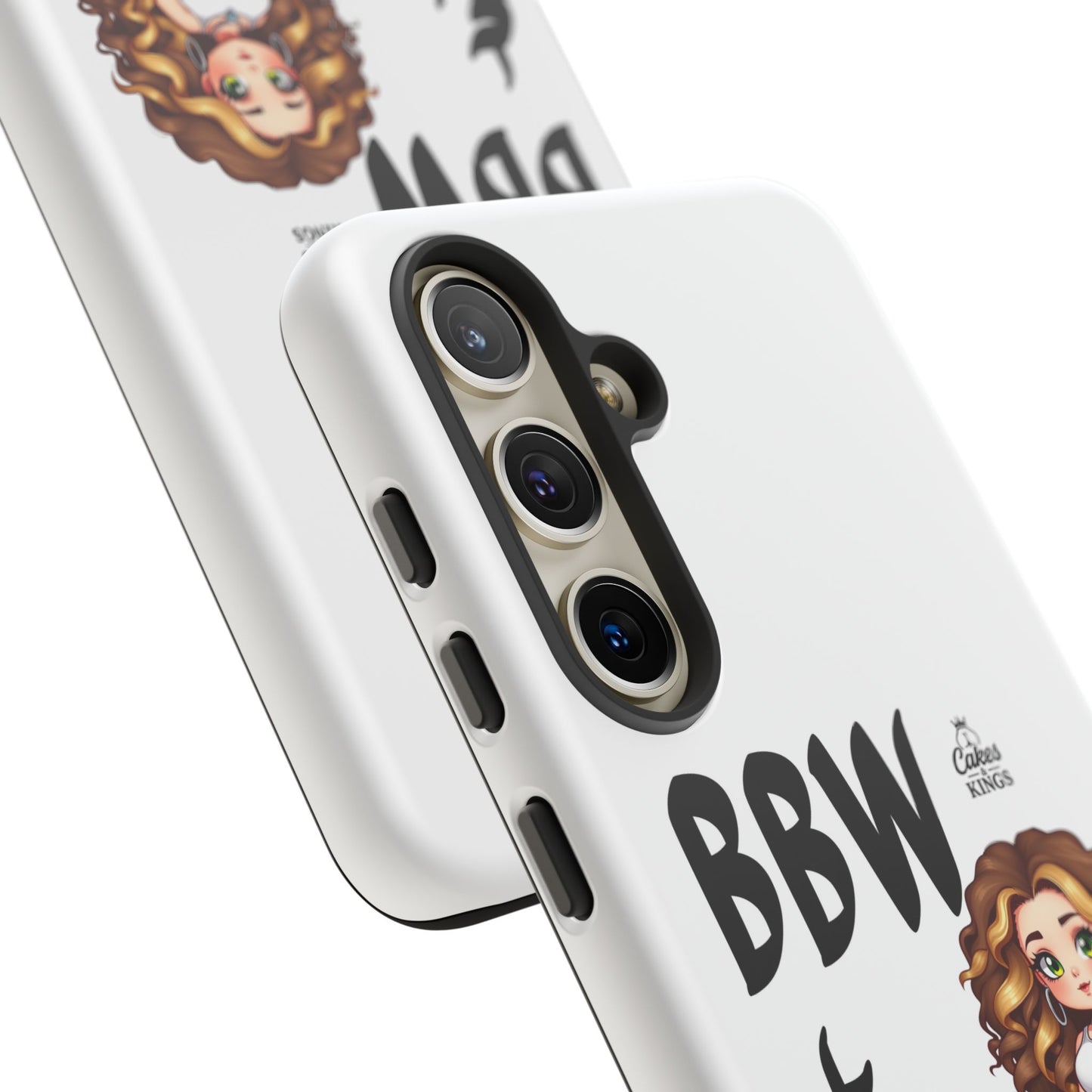 BBW & Bougie Phone Case, Cute Phone Cover for Plus Size Empowerment, Fun Gift for Friends, Motivational Case for Holidays