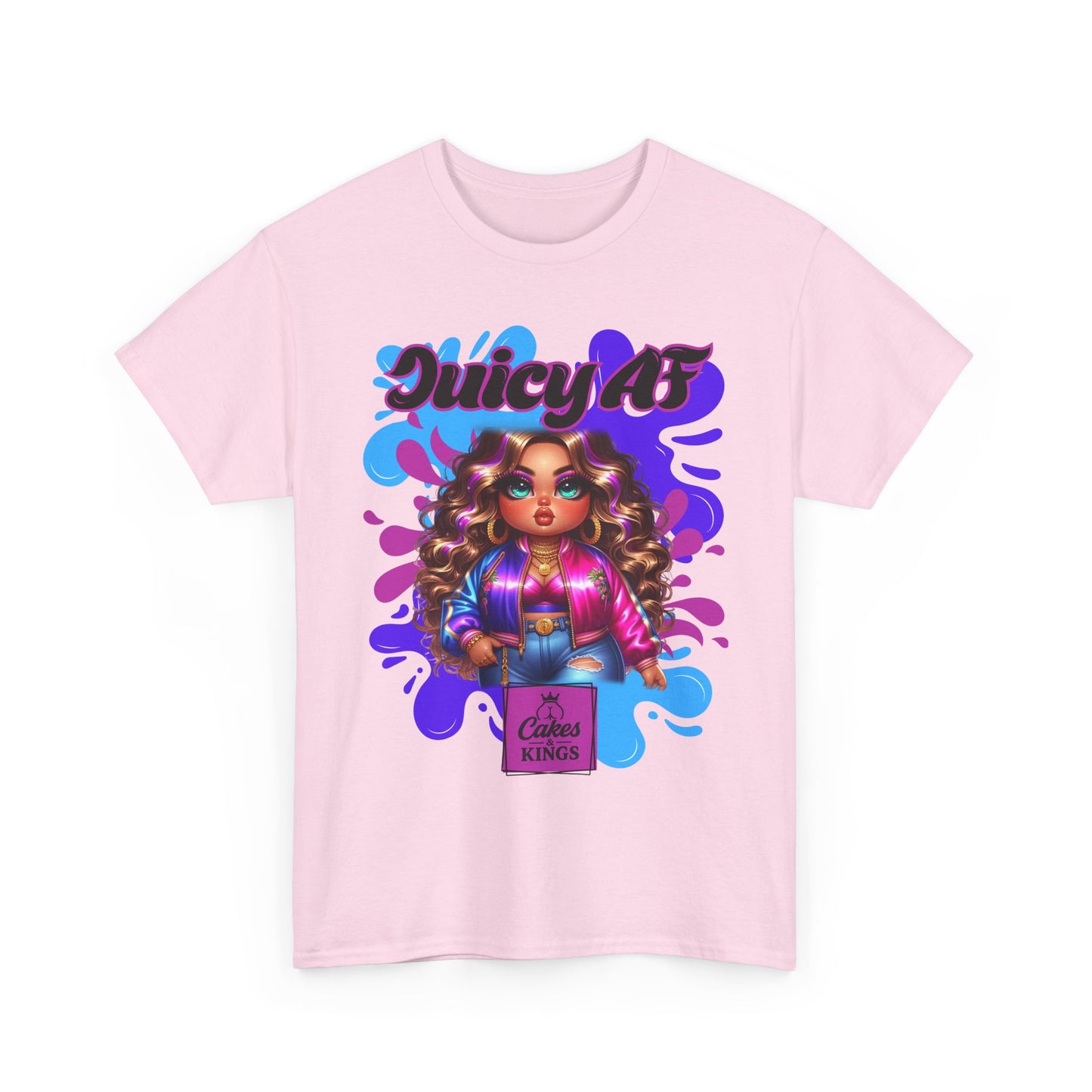 Juicy AF Graphic Tee, Fun Unisex T-Shirt for Everyday Wear, Gifts for Friends, Birthday Celebration, Fashion Statement, Streetwear Style
