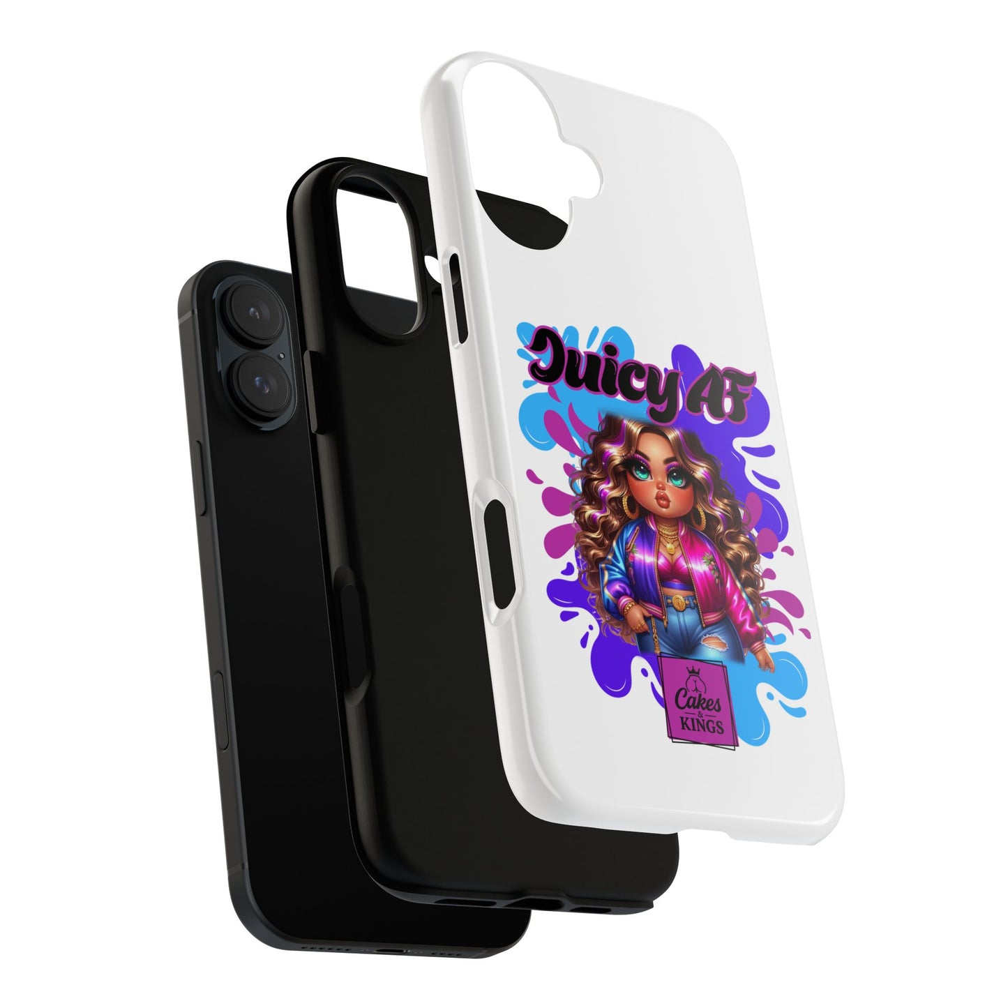 Juicy AF Phone Case, Trendy Phone Cover, Stylish Smartphone Accessory, Unique Gift for Her, Fun Pop Art Case