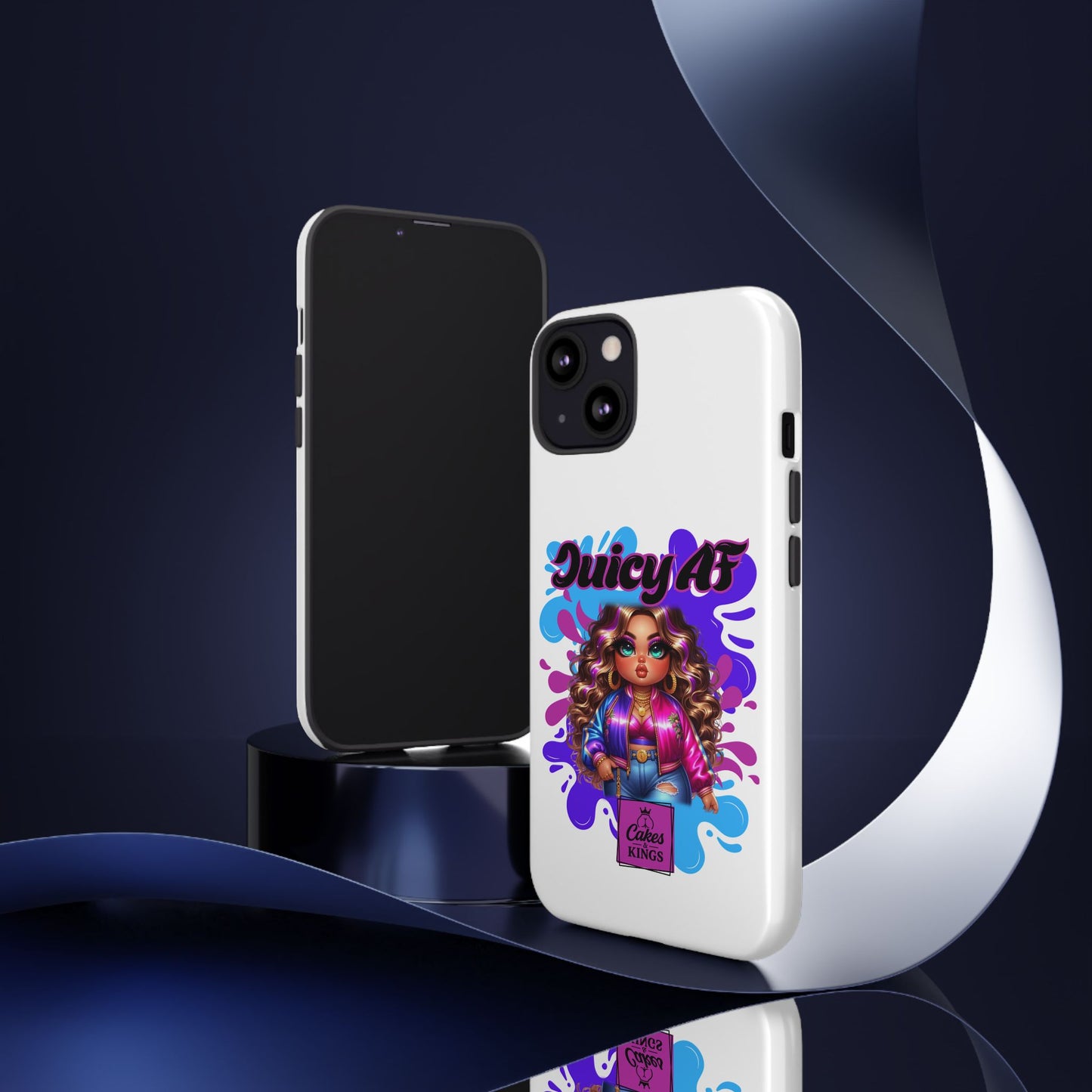 Juicy AF Phone Case, Trendy Phone Cover, Stylish Smartphone Accessory, Unique Gift for Her, Fun Pop Art Case
