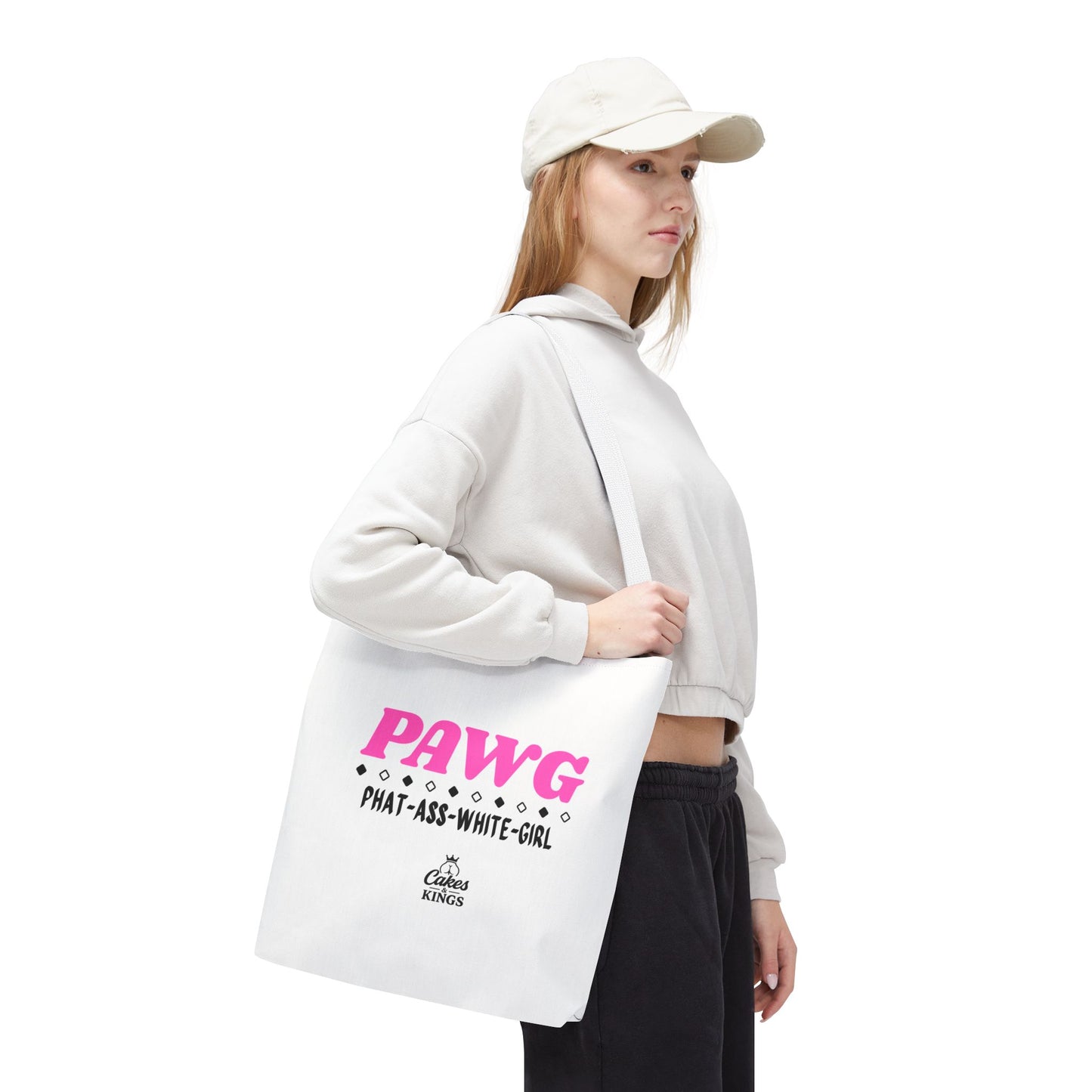 Trendy Tote Bag - PAWG Design, Fun Gift for Friends, Stylish Everyday Bag, Cute Travel Accessory, Perfect for Parties, Beach Day