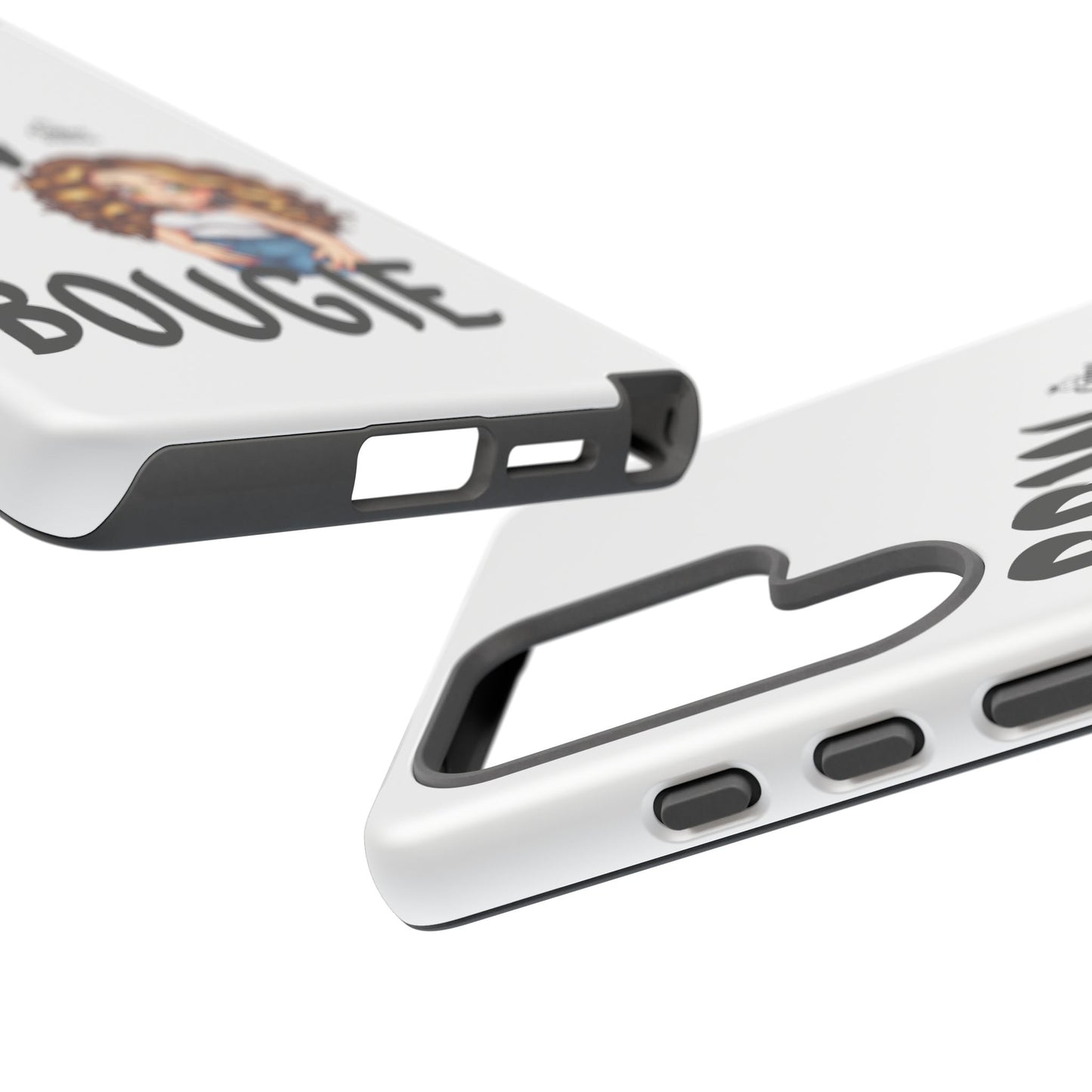 BBW & Bougie Phone Case, Cute Phone Cover for Plus Size Empowerment, Fun Gift for Friends, Motivational Case for Holidays