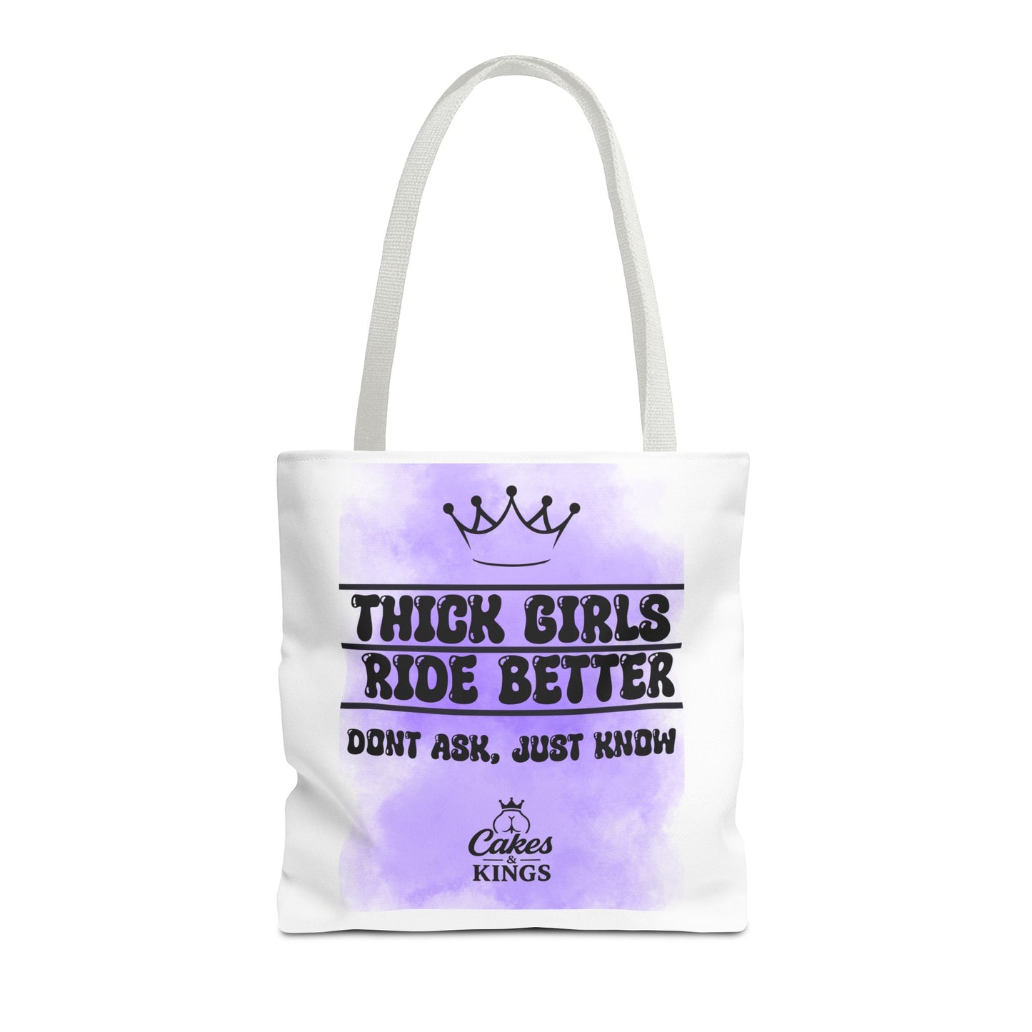 Thick Girls Tote Bag - Stylish Carryall for Empowerment, Self-Love, Shopping, Gifts, and Everyday Use