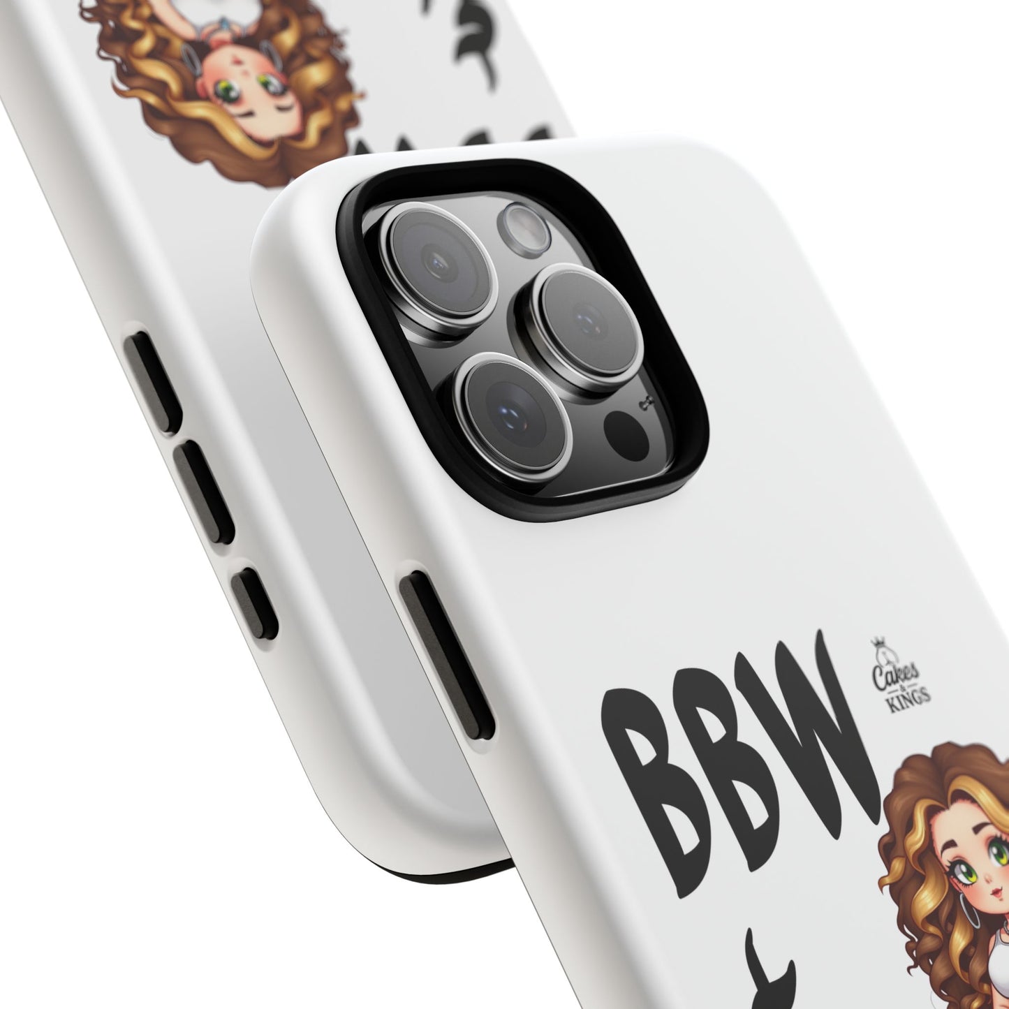 BBW & Bougie Phone Case, Cute Phone Cover for Plus Size Empowerment, Fun Gift for Friends, Motivational Case for Holidays
