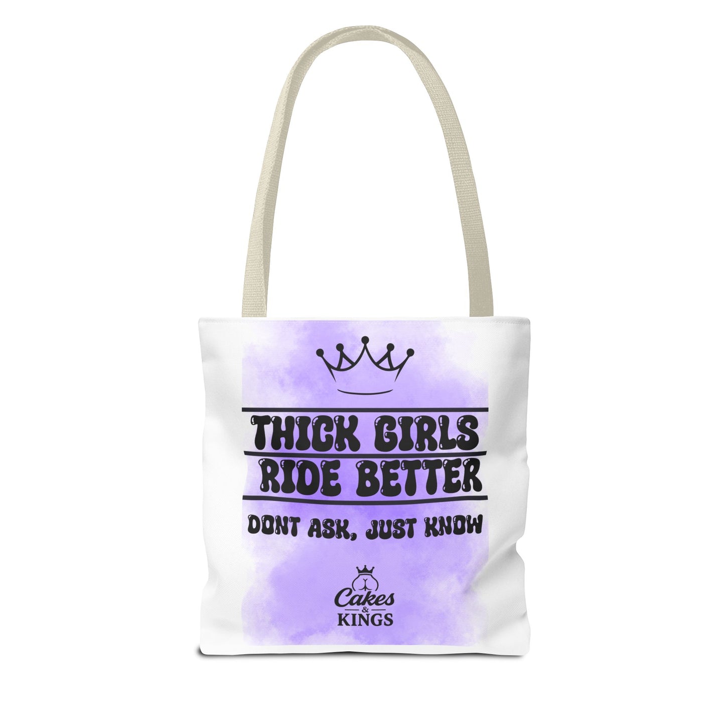 Thick Girls Tote Bag - Stylish Carryall for Empowerment, Self-Love, Shopping, Gifts, and Everyday Use