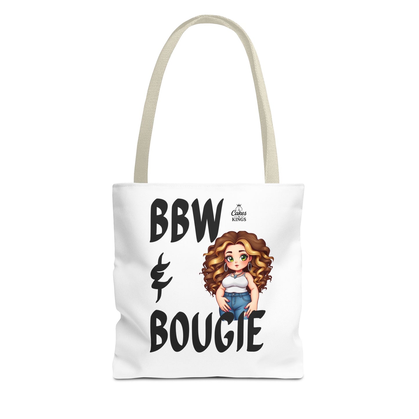 Chic BBW & Bougie Tote Bag for Everyday Use, Stylish Shopping, Gift for Her, Fashion Accessory, Cute Graphic Bag