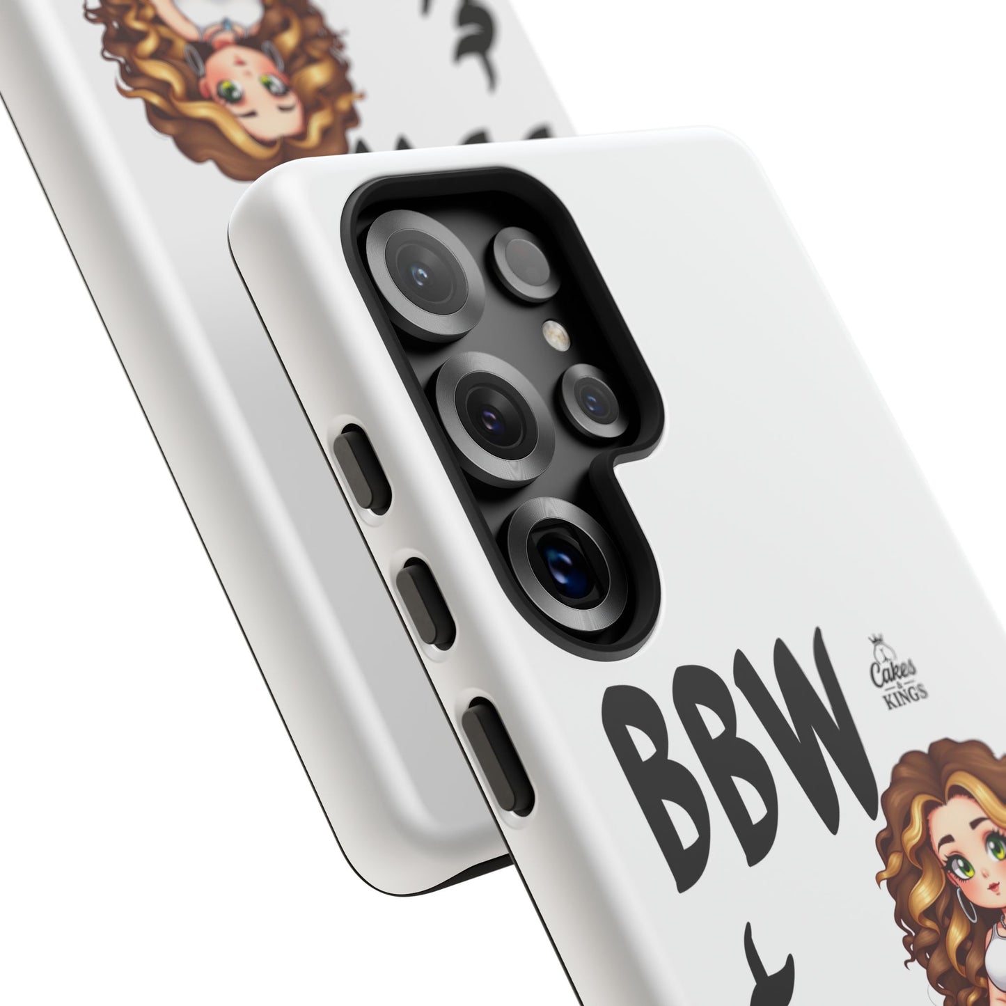 BBW & Bougie Phone Case, Cute Phone Cover for Plus Size Empowerment, Fun Gift for Friends, Motivational Case for Holidays