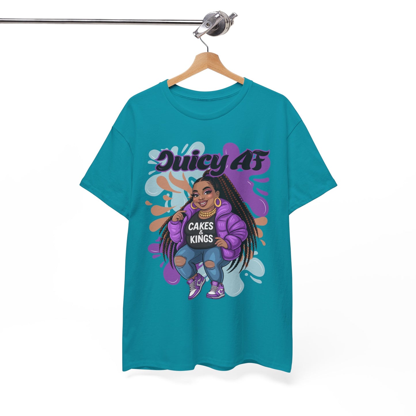 Juicy AS Heavy Cotton Tee, Funny Graphic Tee, plus-size shirt, casual wear, unique gift, trendy apparel