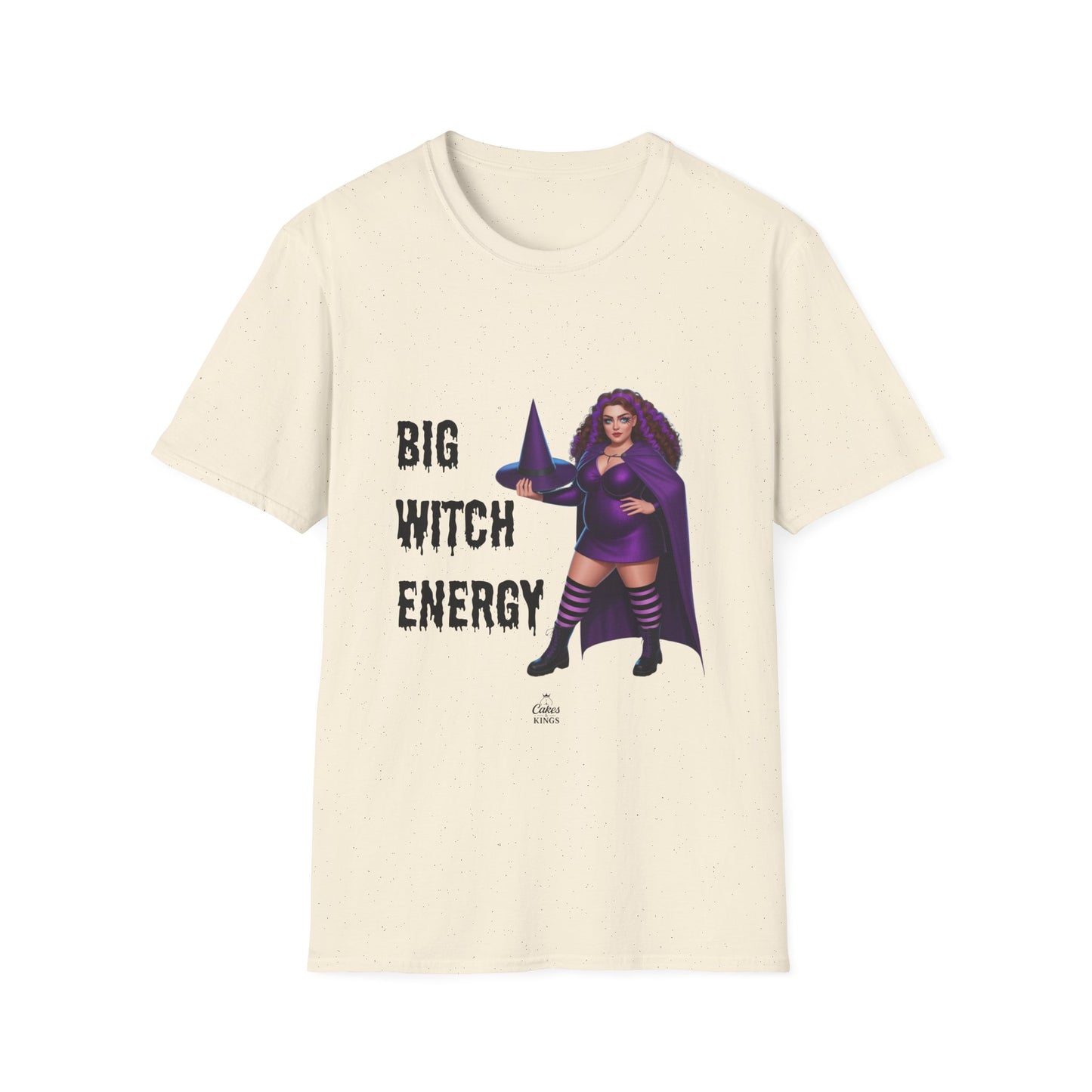 Big Witch Energy Unisex Softstyle T-Shirt, Witchy Tee, Halloween Shirt, Gift for Witches, Cozy Graphic Tee, Empowering Casual Wear