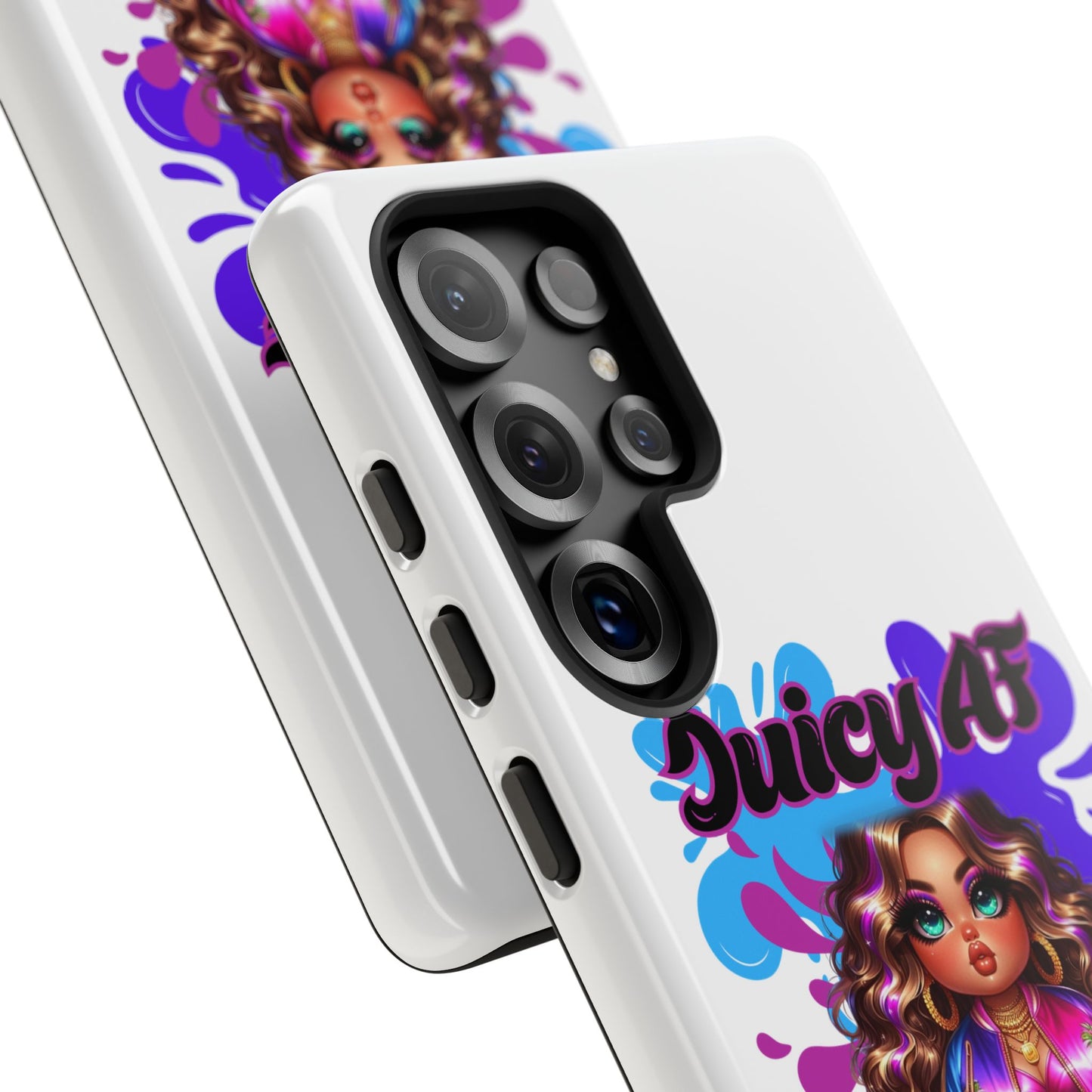 Juicy AF Phone Case, Trendy Phone Cover, Stylish Smartphone Accessory, Unique Gift for Her, Fun Pop Art Case