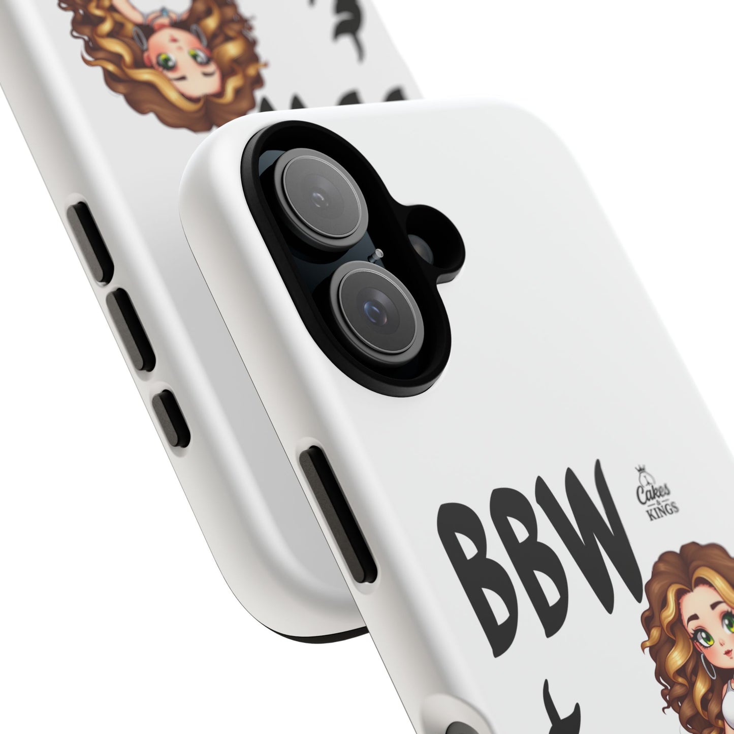 BBW & Bougie Phone Case, Cute Phone Cover for Plus Size Empowerment, Fun Gift for Friends, Motivational Case for Holidays