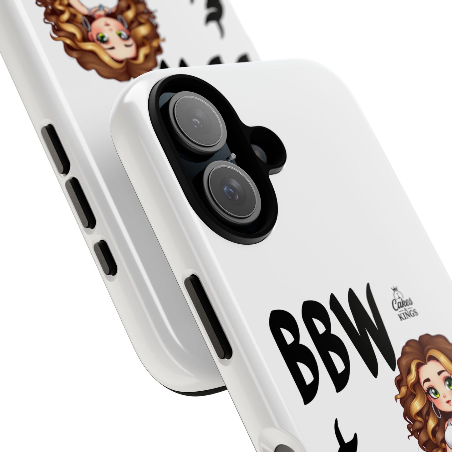 BBW & Bougie Phone Case, Cute Phone Cover for Plus Size Empowerment, Fun Gift for Friends, Motivational Case for Holidays