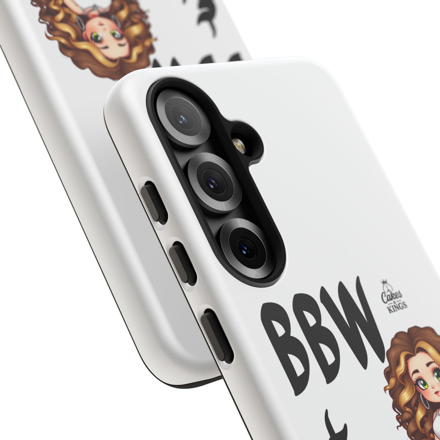 BBW & Bougie Phone Case, Cute Phone Cover for Plus Size Empowerment, Fun Gift for Friends, Motivational Case for Holidays