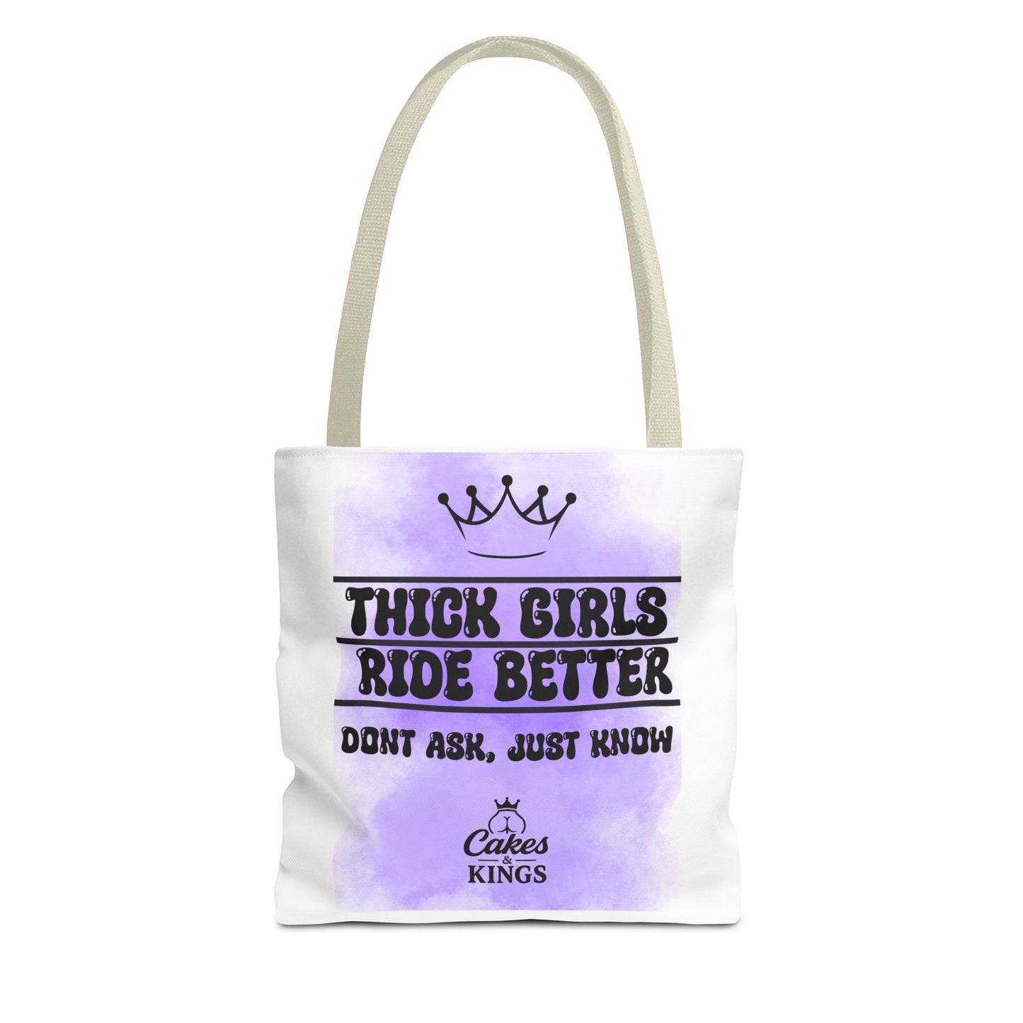 Thick Girls Tote Bag - Stylish Carryall for Empowerment, Self-Love, Shopping, Gifts, and Everyday Use