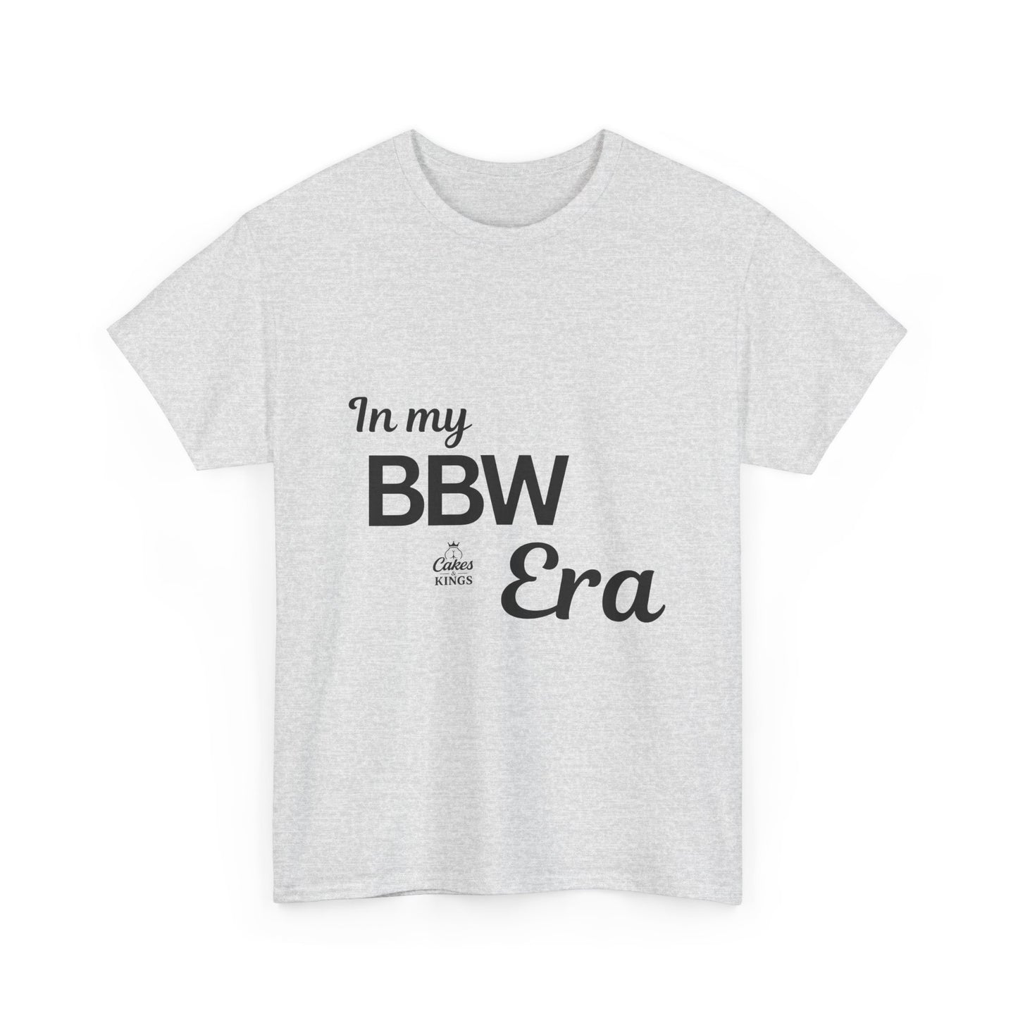 Unisex Cotton Tee - 'In my BBW Era' Shirt, Casual Fashion, Plus Size Apparel, Gift for Body Positivity, Trendy Outfit
